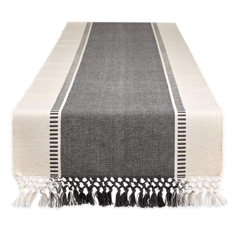 DII Mineral Dobby Stripe Table Runner 13x72 in the Table Covers 