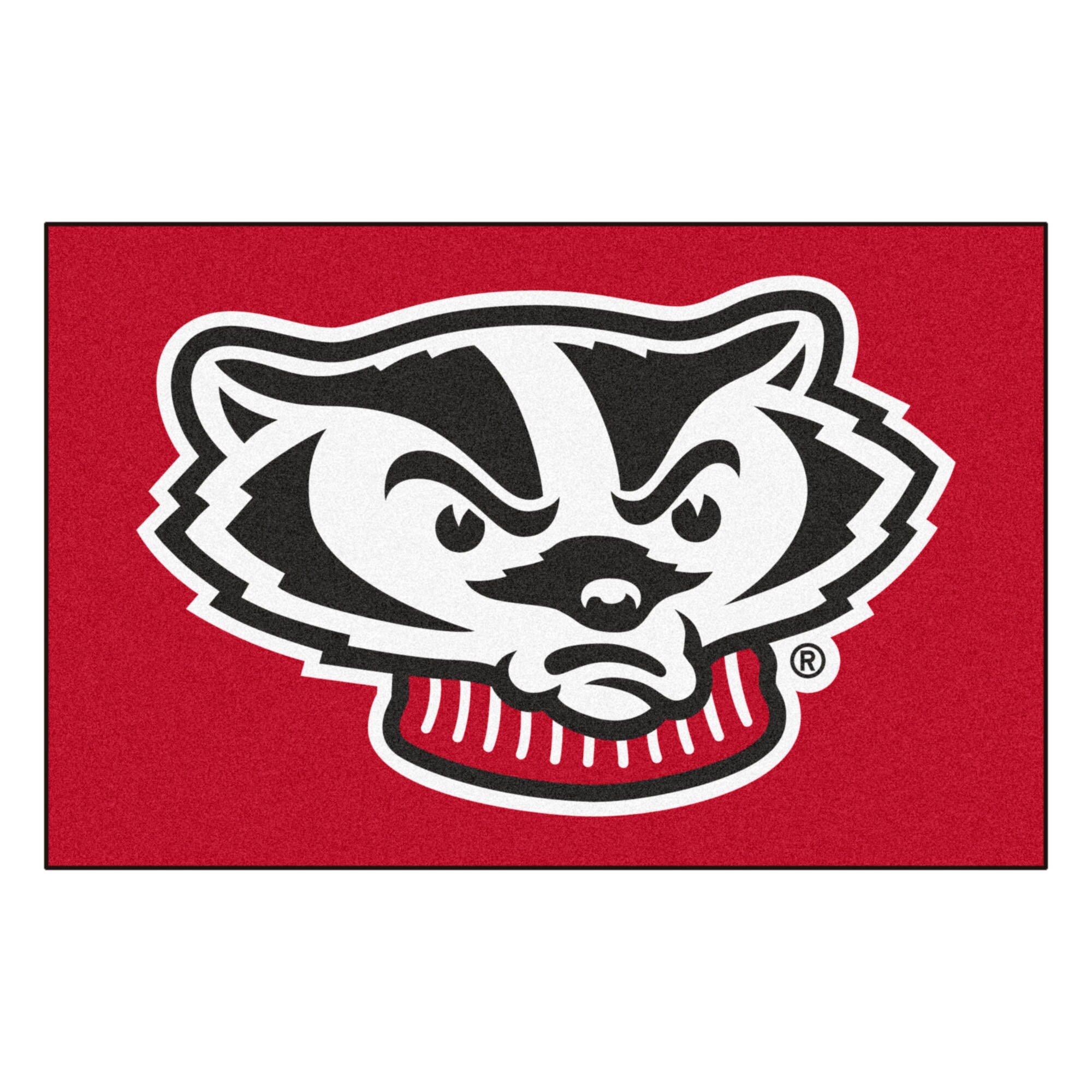 FANMATS NCAA University of Wisconsin Badgers Polyester Head Rest Cover 