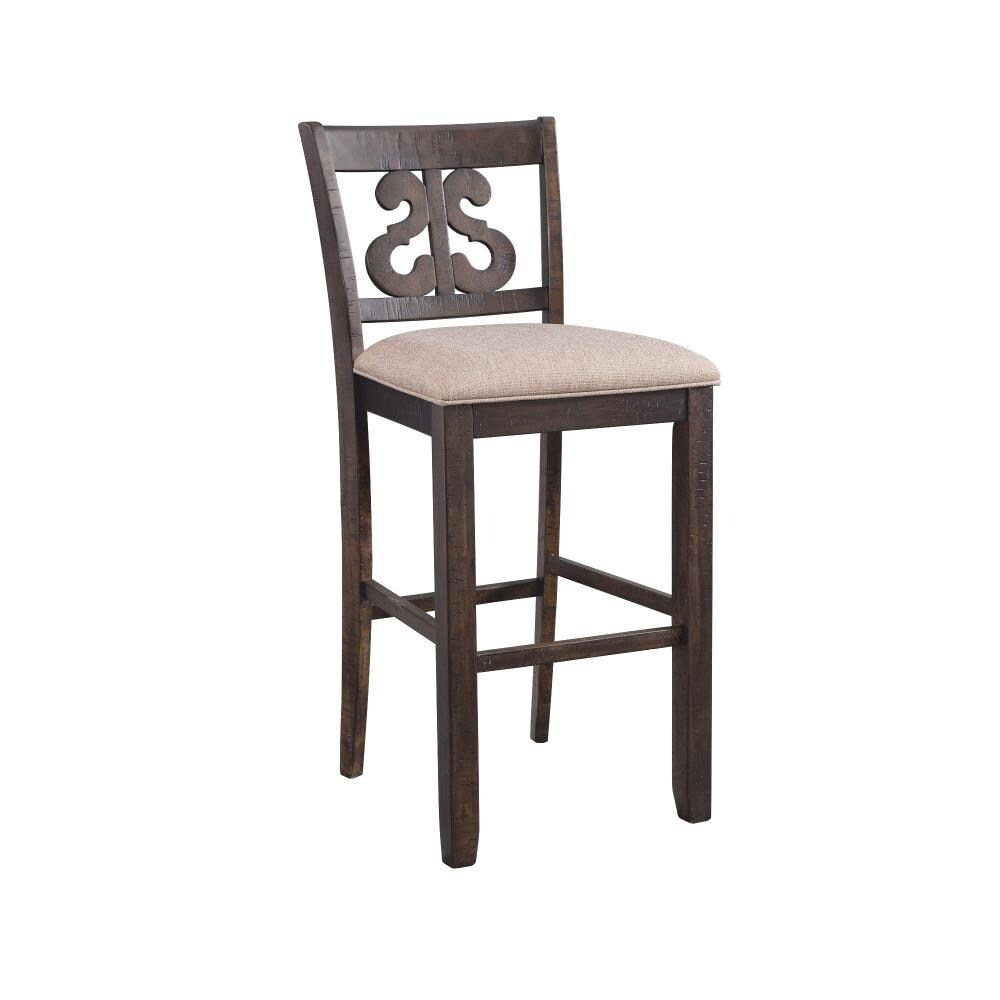 Picket House Furnishings Stanford Smokey Walnut Bar height (27in to 35