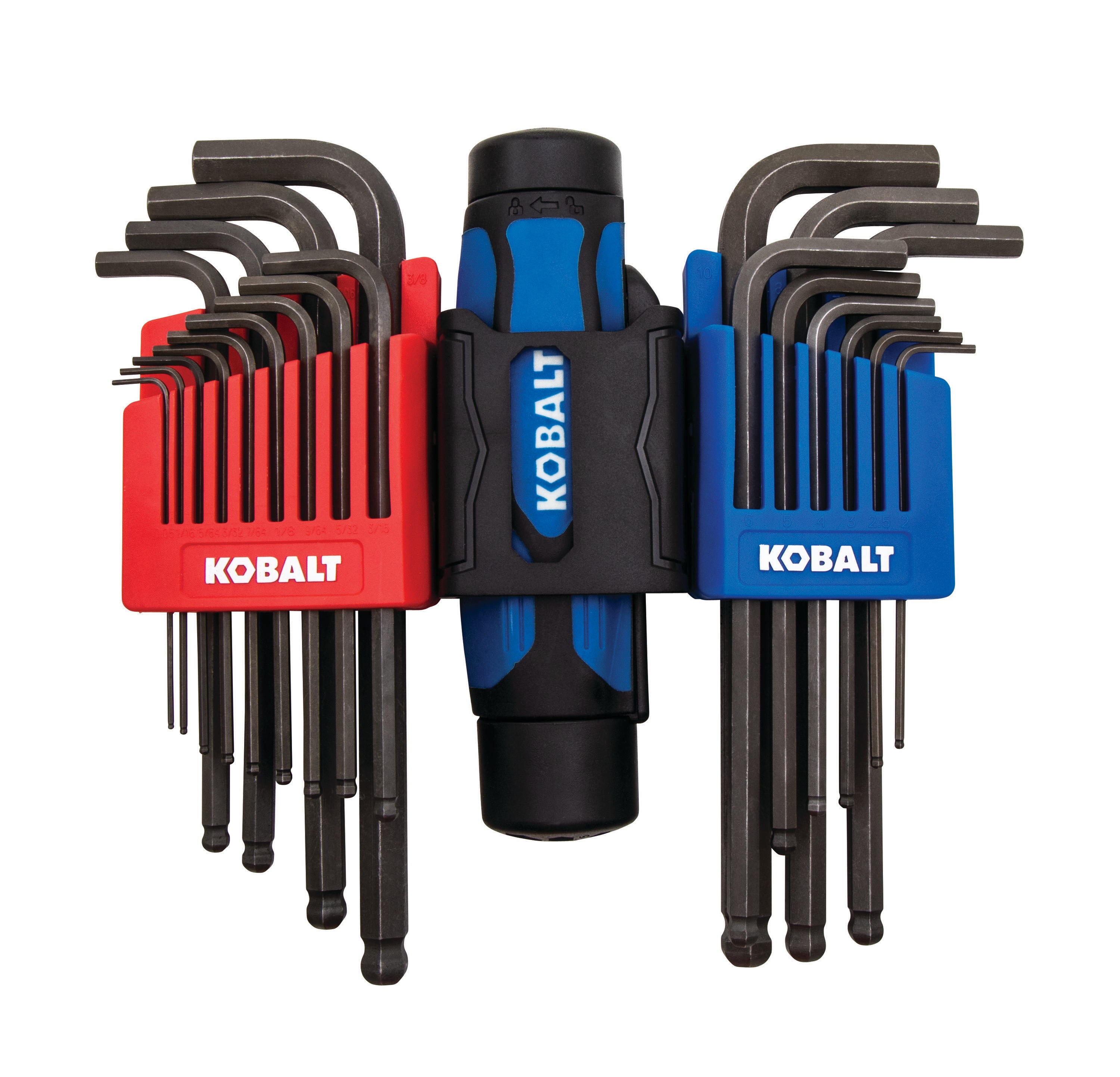 Kobalt 22-key Standard (Sae) and Metric Combination Hex Key Set in 