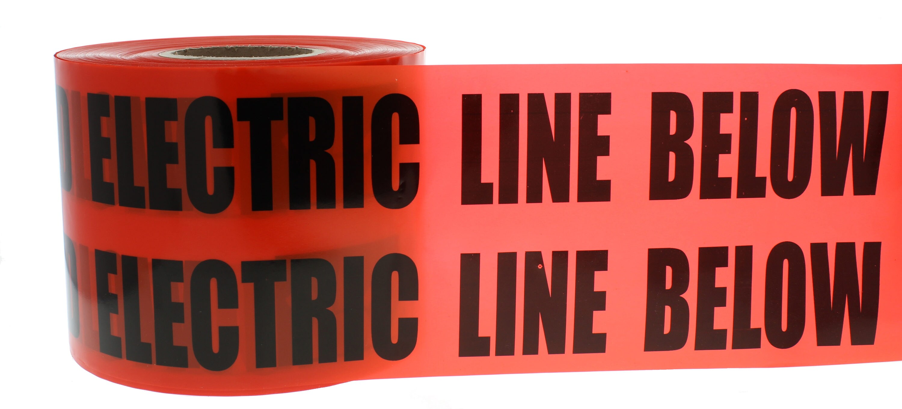 IDEAL 42-151 6" RED CAUTION TAPE MARKED CAUTION ELECTRIC LINE BELOW  NEW 