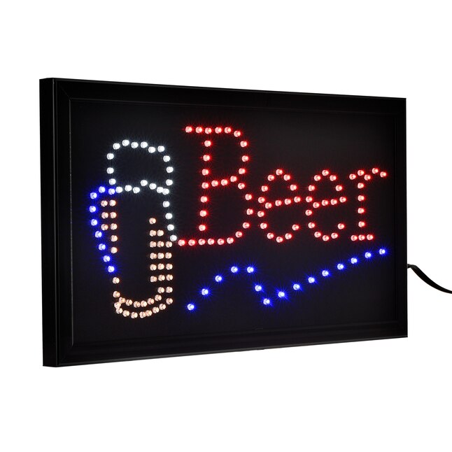 For Restaurants Provides Classy Techno Display Electronic Lighted Board w/ Two Display Modes Cafes Diners Rectangular, 19 x 10 Alpine Industries Neon LED Take Out Available Sign for Business 