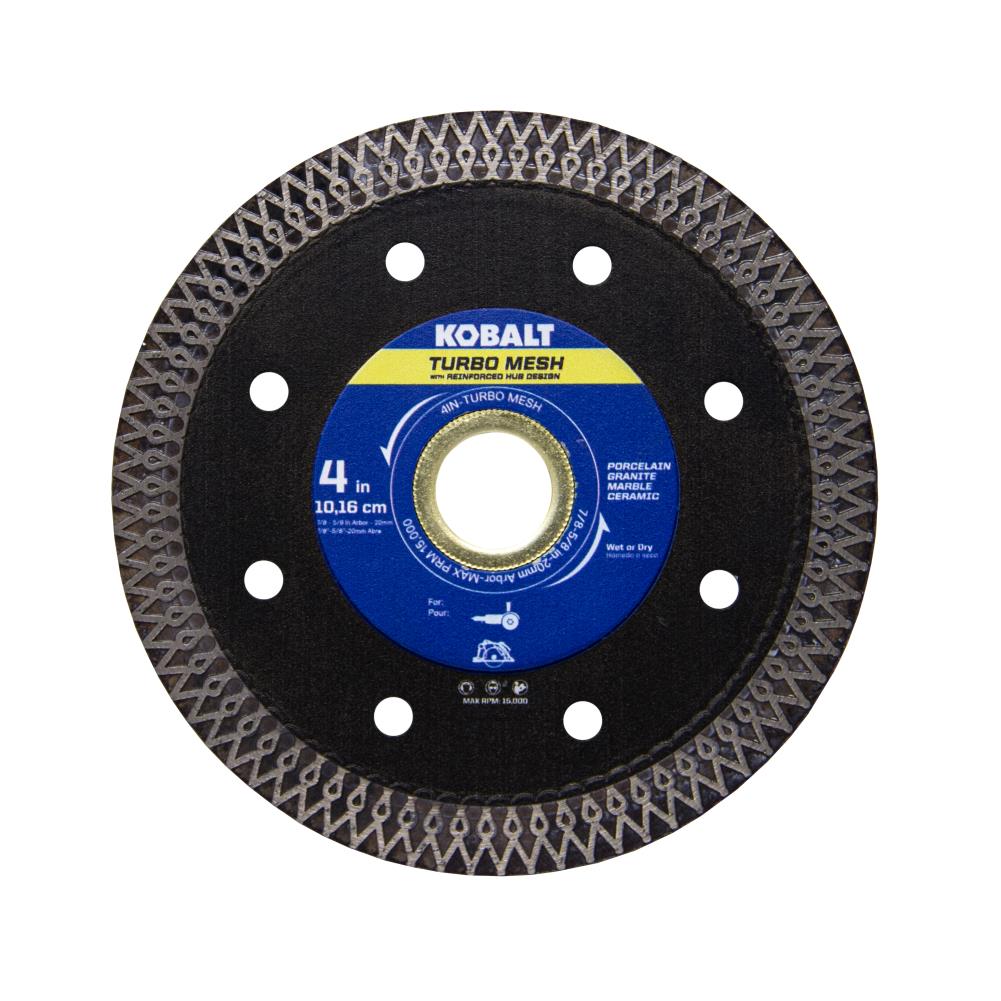 Made for fast trouble free cutting Patterned diamond design 14" ring saw blade 