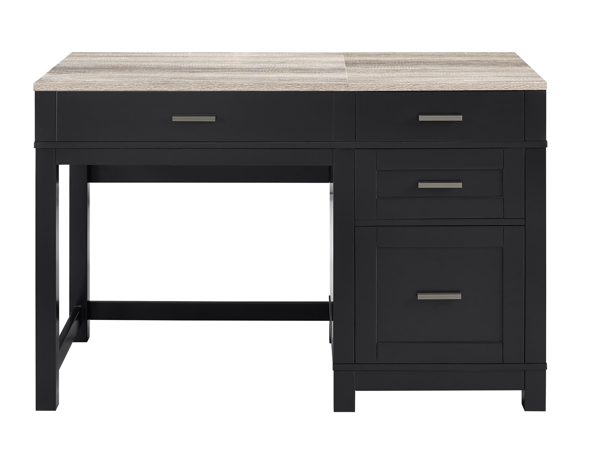 black lift top desk