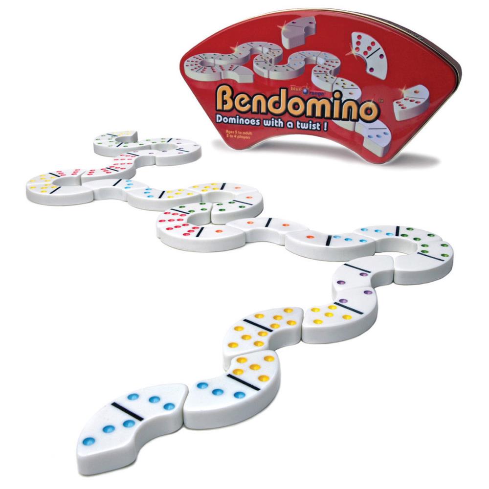 Bendomino: Dominoes with a Twist Ages 6 and Up 2/4 Players Gam By Blue Orange 