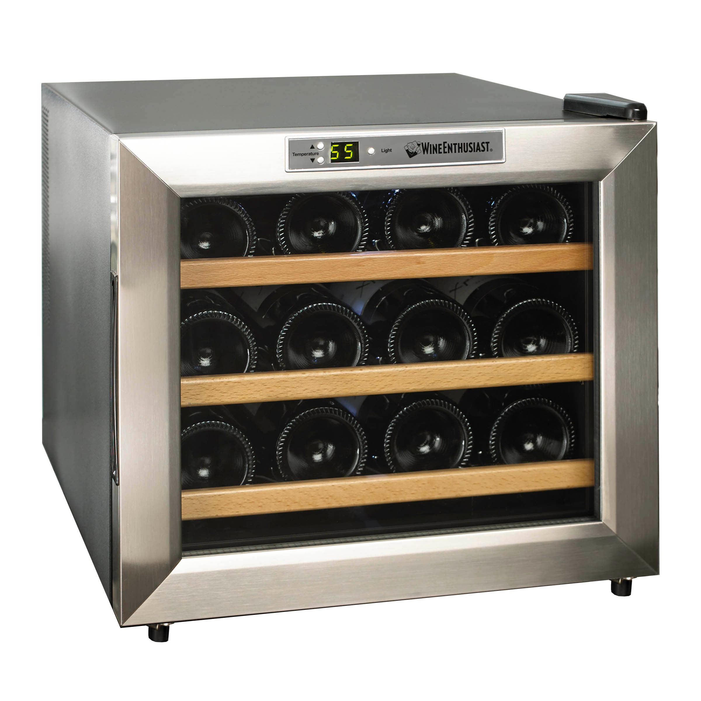 Wine Refrigerator Built-in or freestanding Quiet & Constant Temperature stainless steel&g AMZCHEF 12 Wine Cooler 