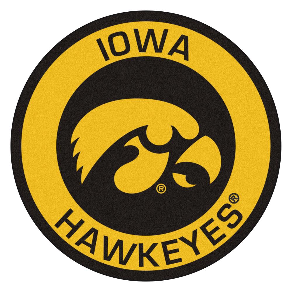 FANMATS  14903  NCAA University of Iowa Hawkeyes Polyester Steering Wheel Cover 