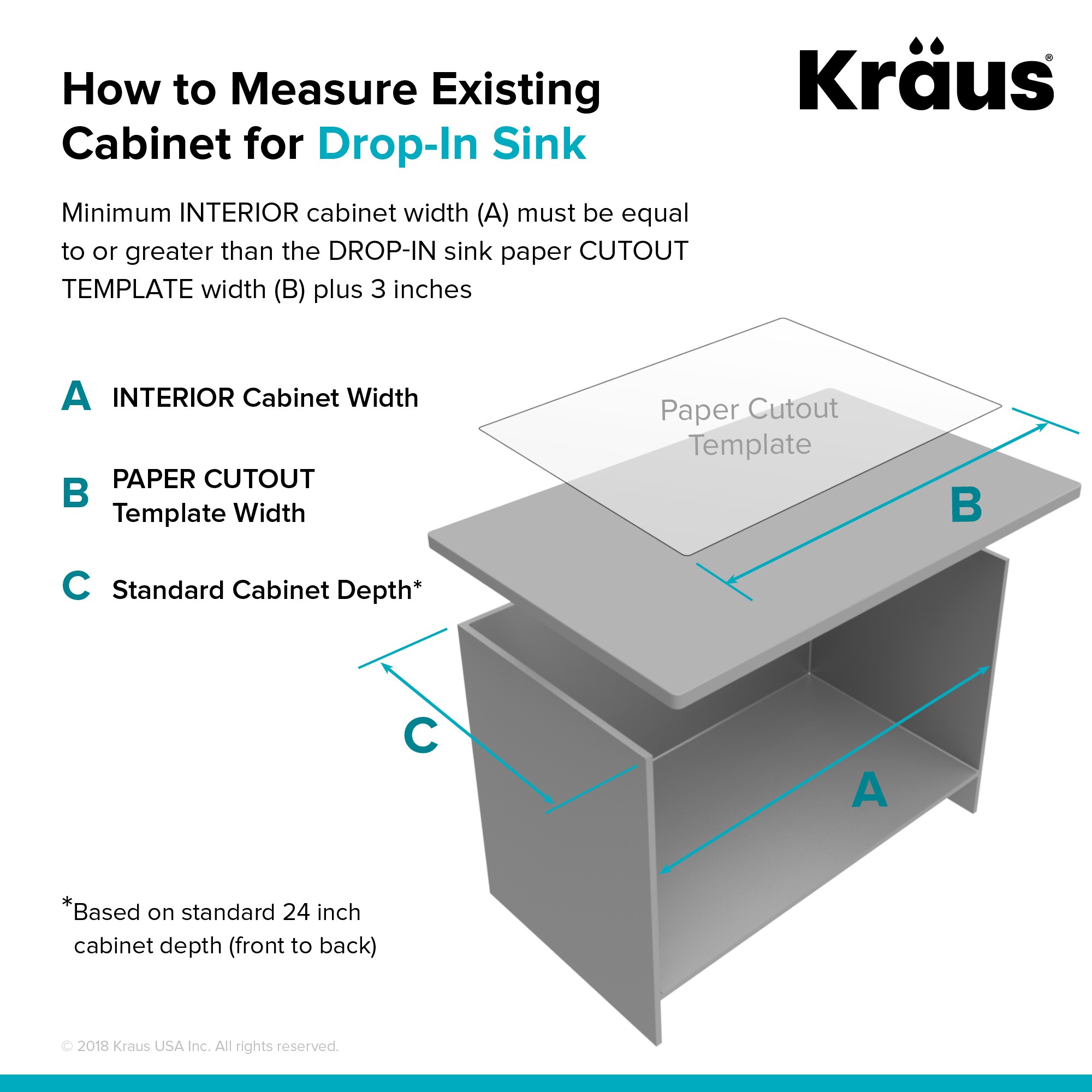 Kraus Standart Pro Dual Mount 33 In X 22 In Stainless Steel Single Bowl