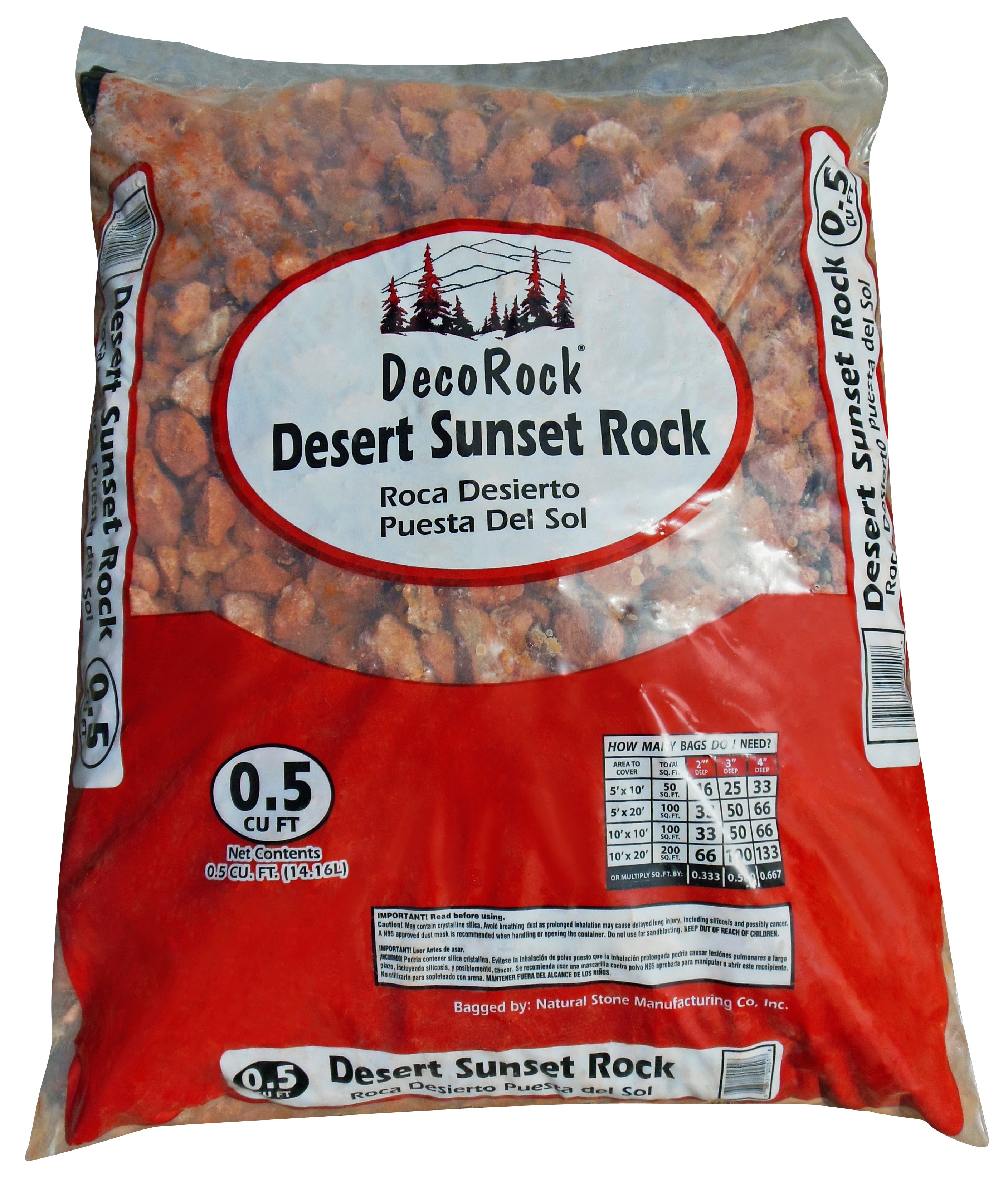 0.5-cu ft Desert Sunset Garden Rock in the Landscaping Rock department