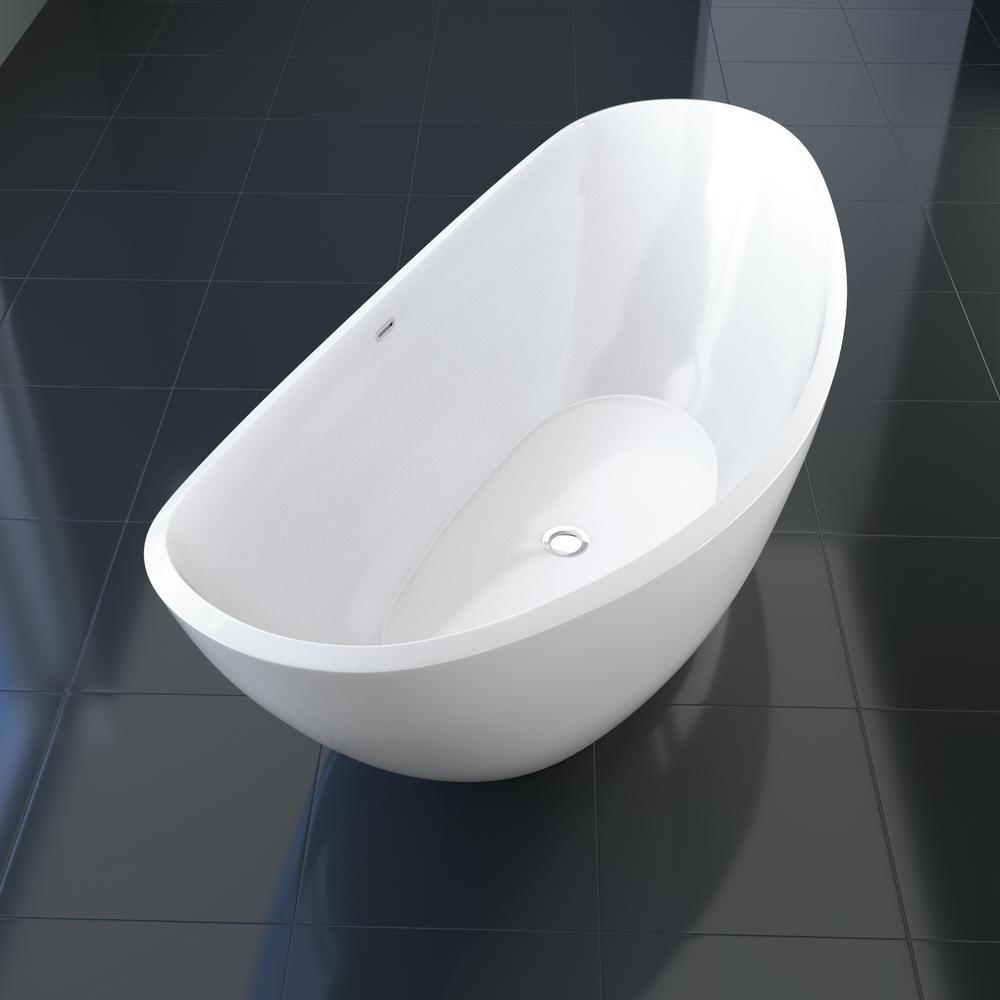 Streamline Streamline Acrylic Bathtub Series 74.80in W x 35.43in L