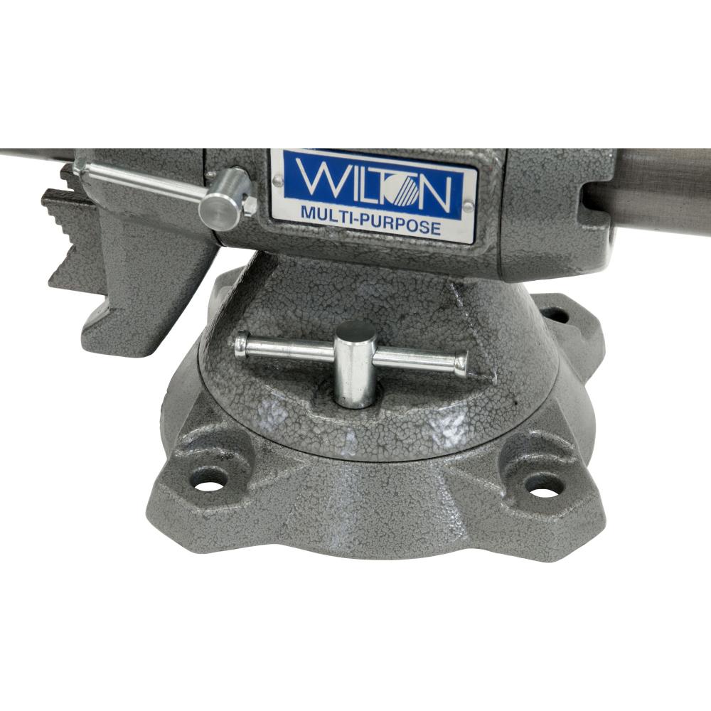 Hardened Steel Jaws 5" Multi Purpose Bench Vise,360° Rotating Head Pipe Jaws 