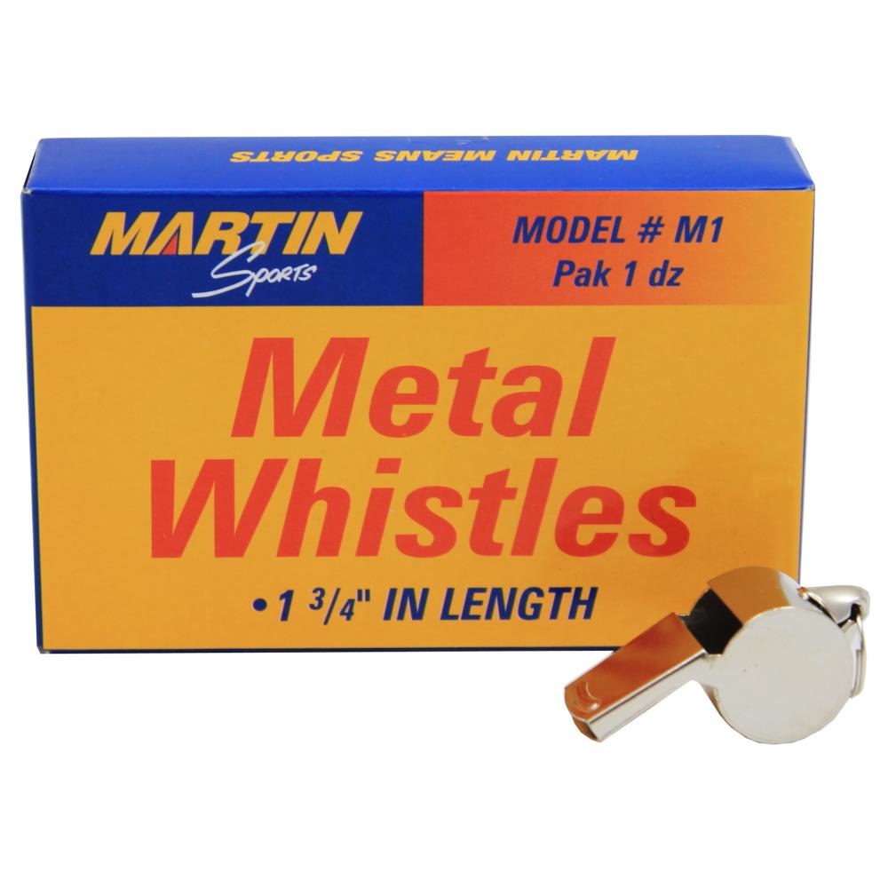 Long Range Small Black Plastic Whistle *** 6 Pack *** 
