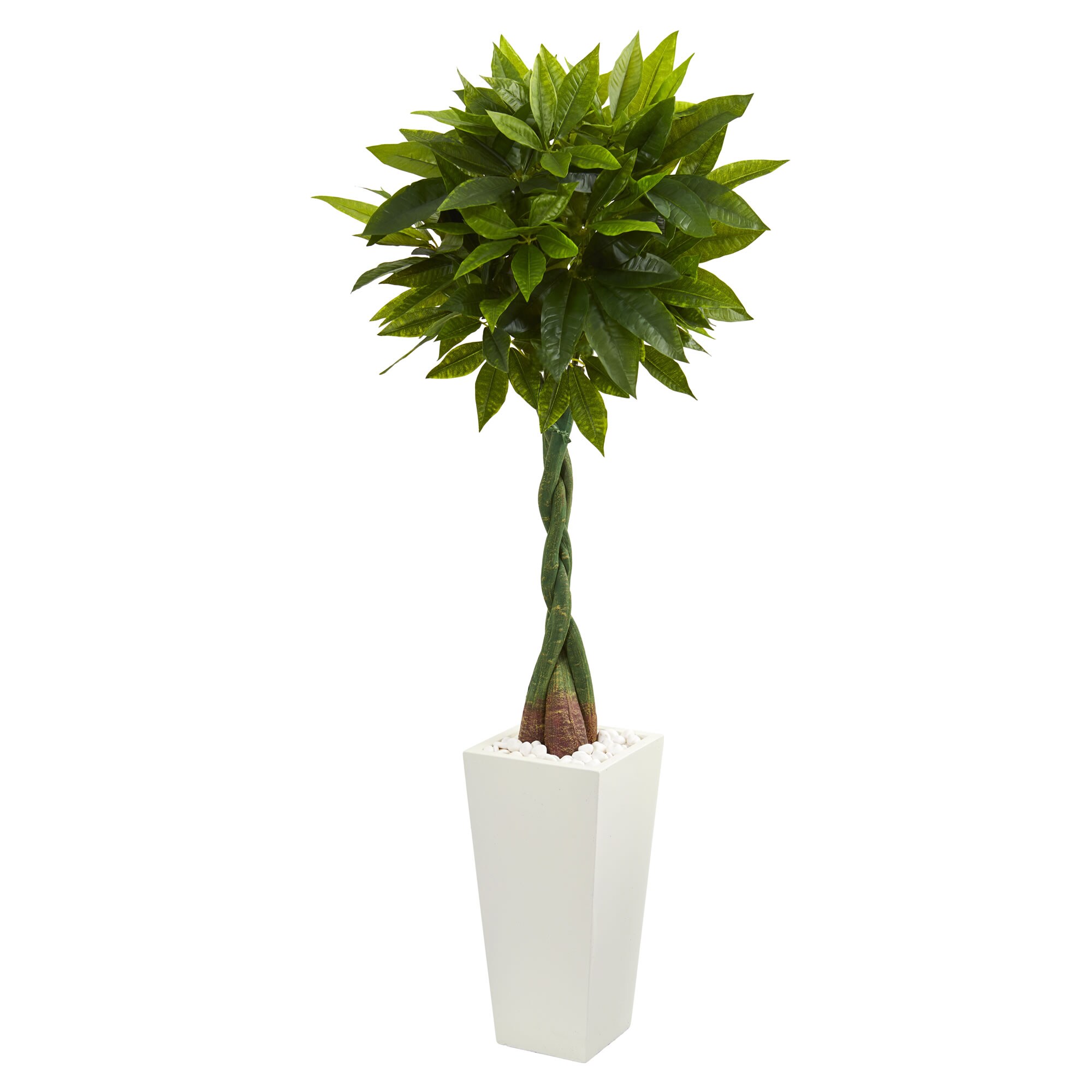 Nearly Natural Artificial Silk Tree 66-Inch Green Home Accent Flower Decor New 