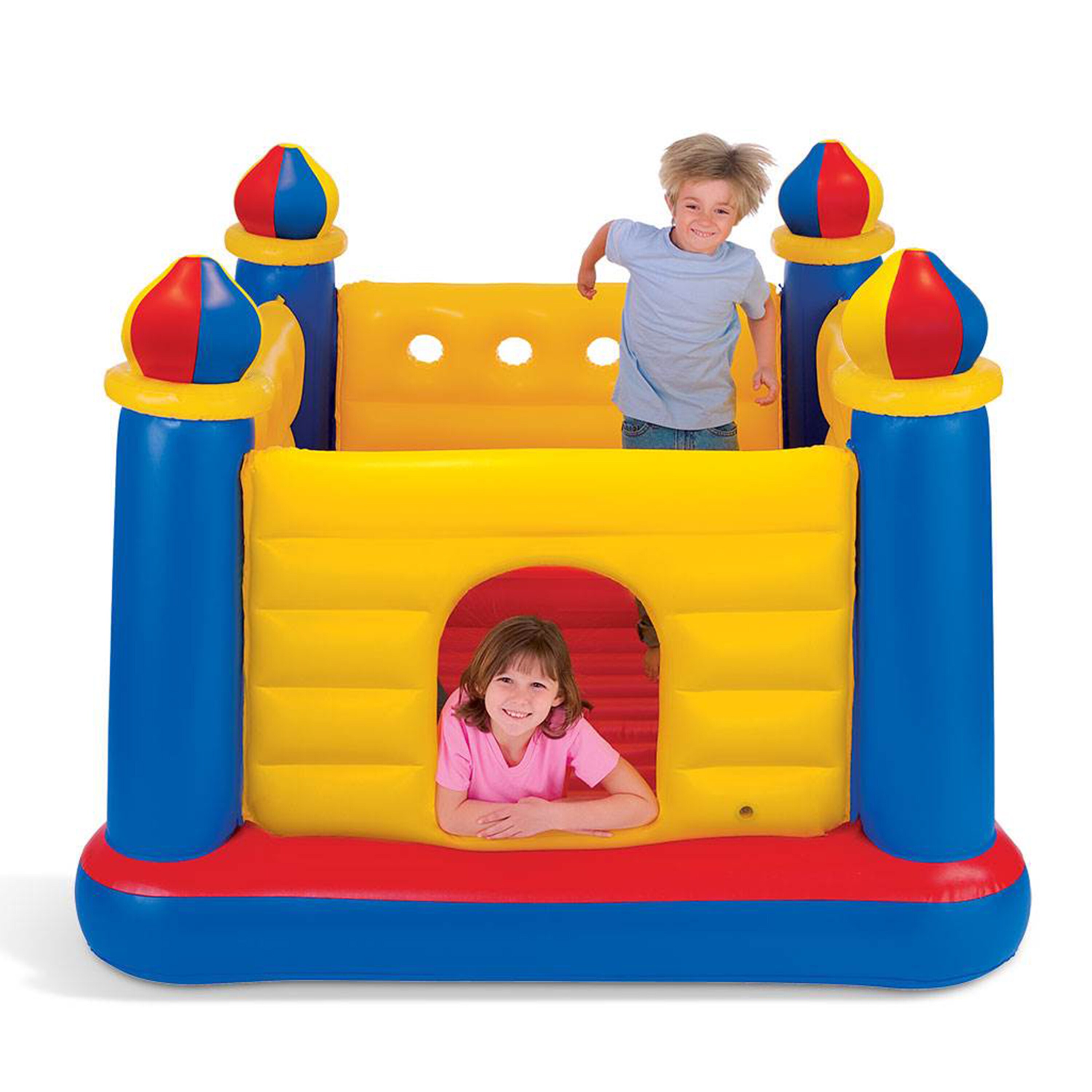 Intex Inflatable Jump-O-Lene Castle Bouncer Ball Pit Playhouse Toy 48259EP 