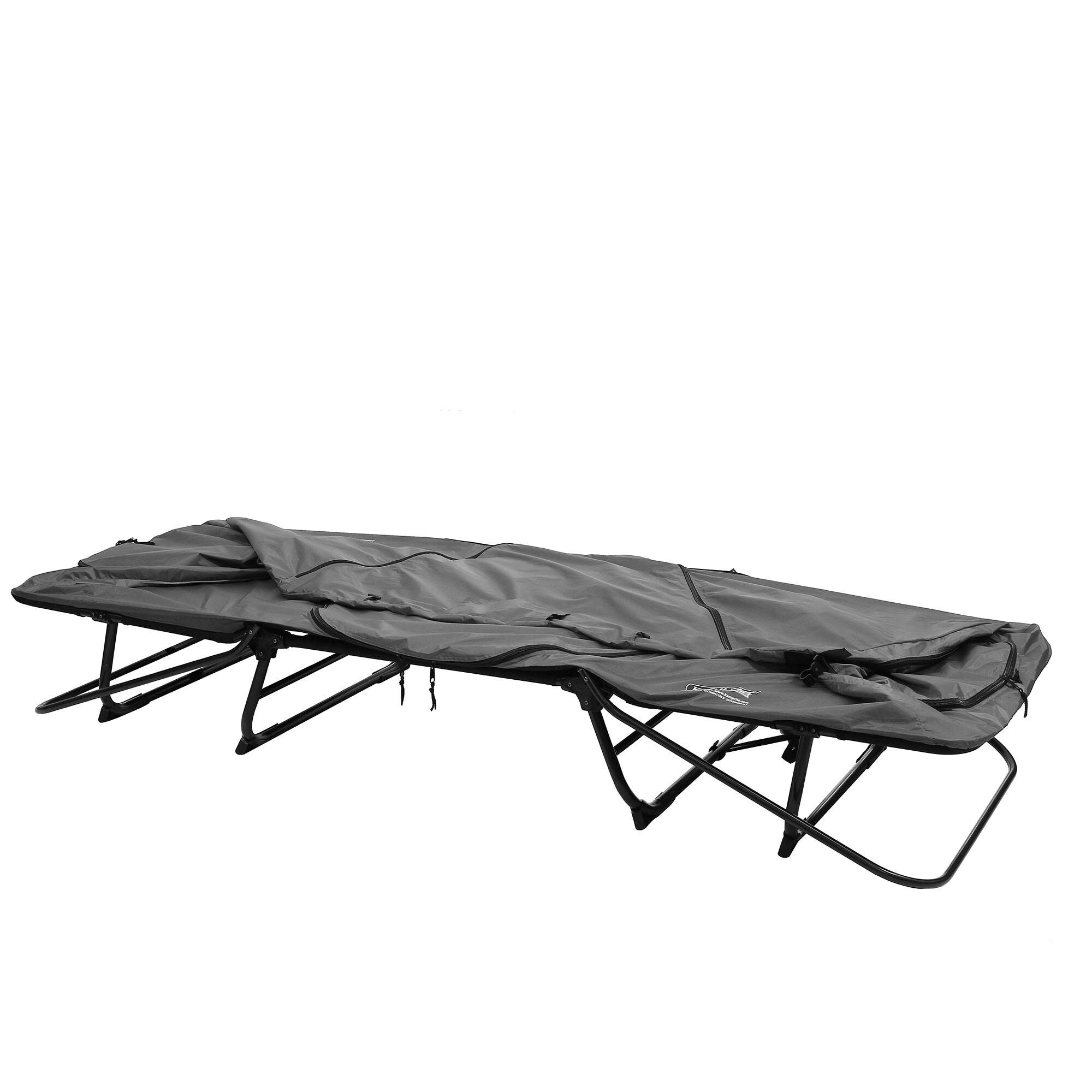 Kamp-Rite FC421 Oversize Kwik Camping Cot­ Black/Gray for sale online 
