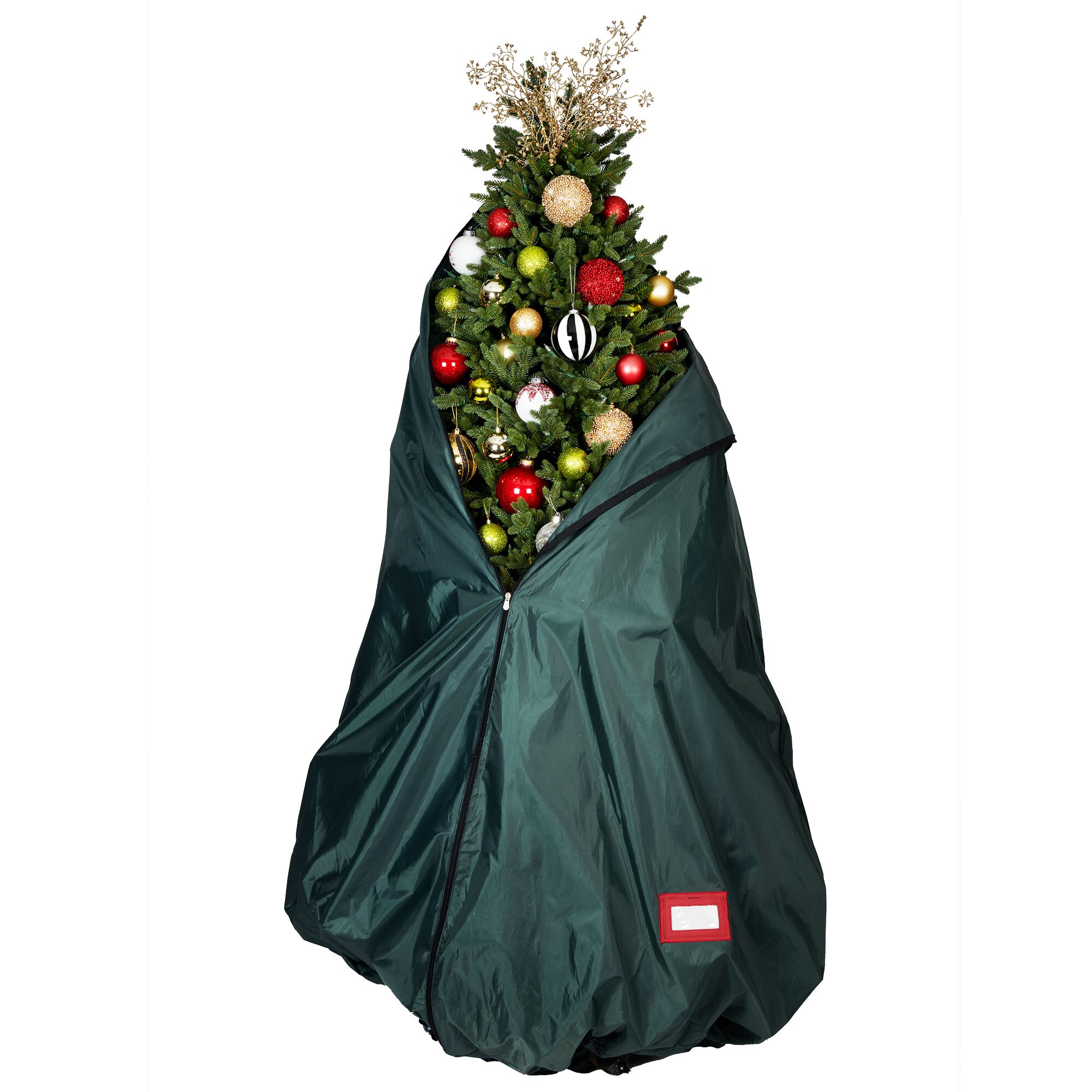 Protective Zippered Storage Bag with Handles for 9 Ft Artificial Xmas Tree Green 