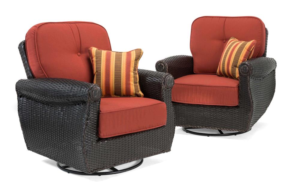 brick swivel chairs