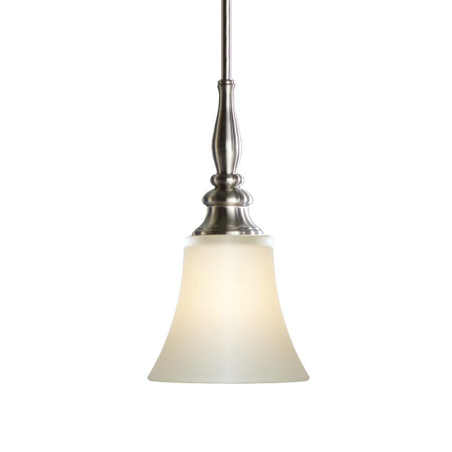 brushed nickel pendant light lowe's