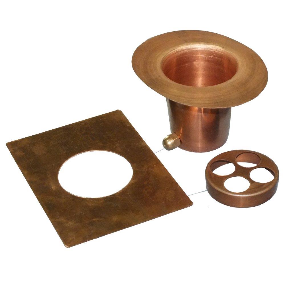 Monarch Rain Chains 25034 Pure Copper Gutter Adaptor Large Adapter 