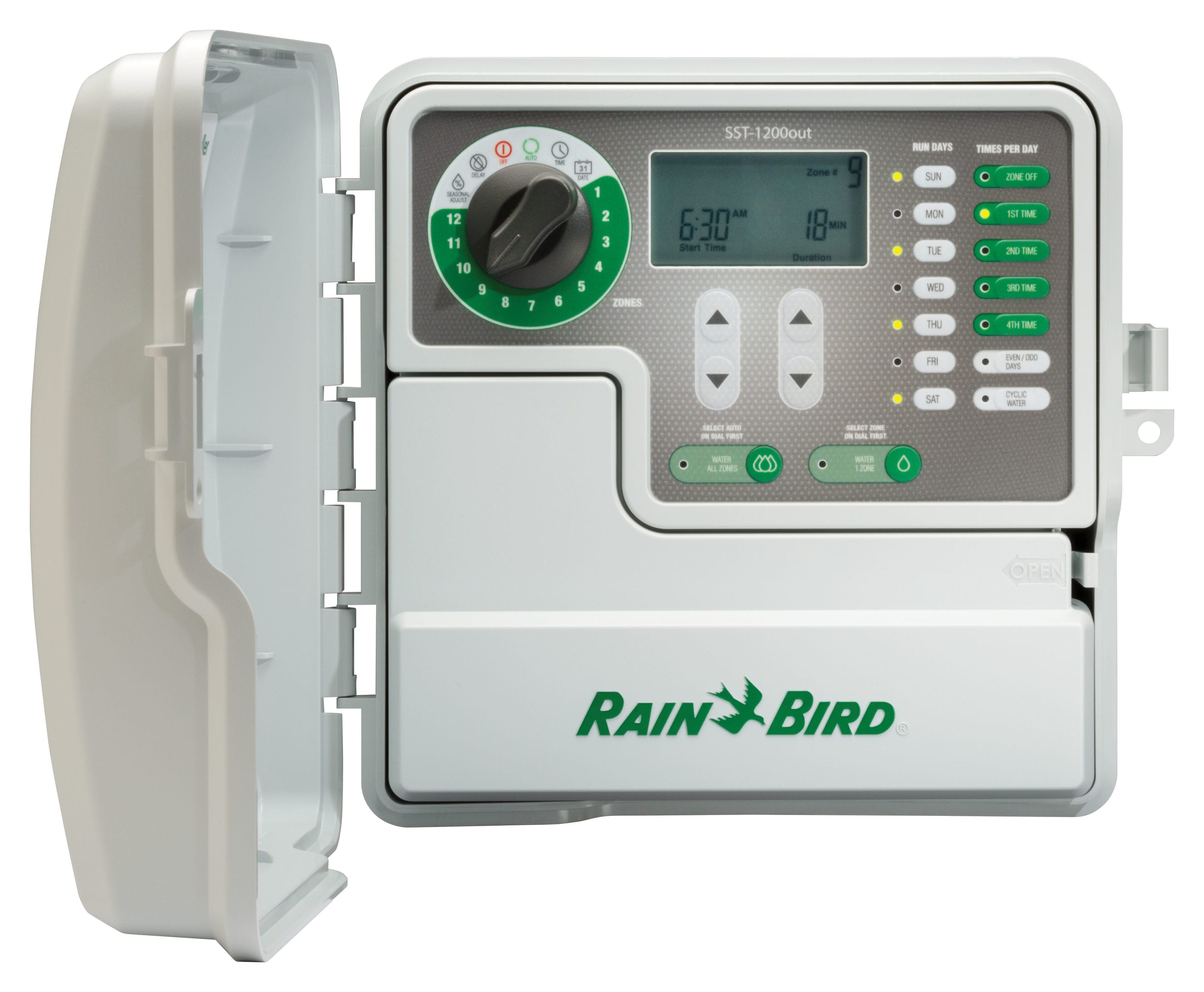 Rain Bird 12-Zone Simple-to-Set Indoor/Outdoor Irrigation Timer