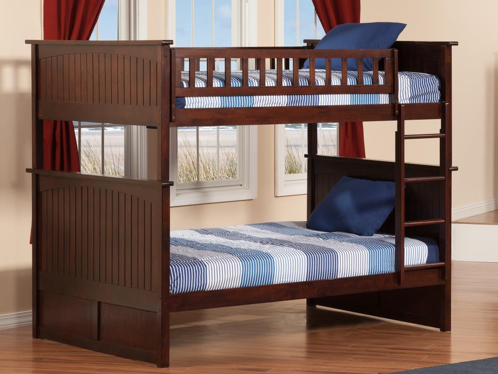 AFI Furnishings Nantucket Bunk Bed Full Over Full In Walnut At Lowes.com