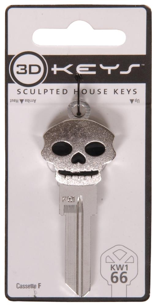 2 Hillman Metal 3-D Sculpted "Skull" Key Chain 2 pack! 