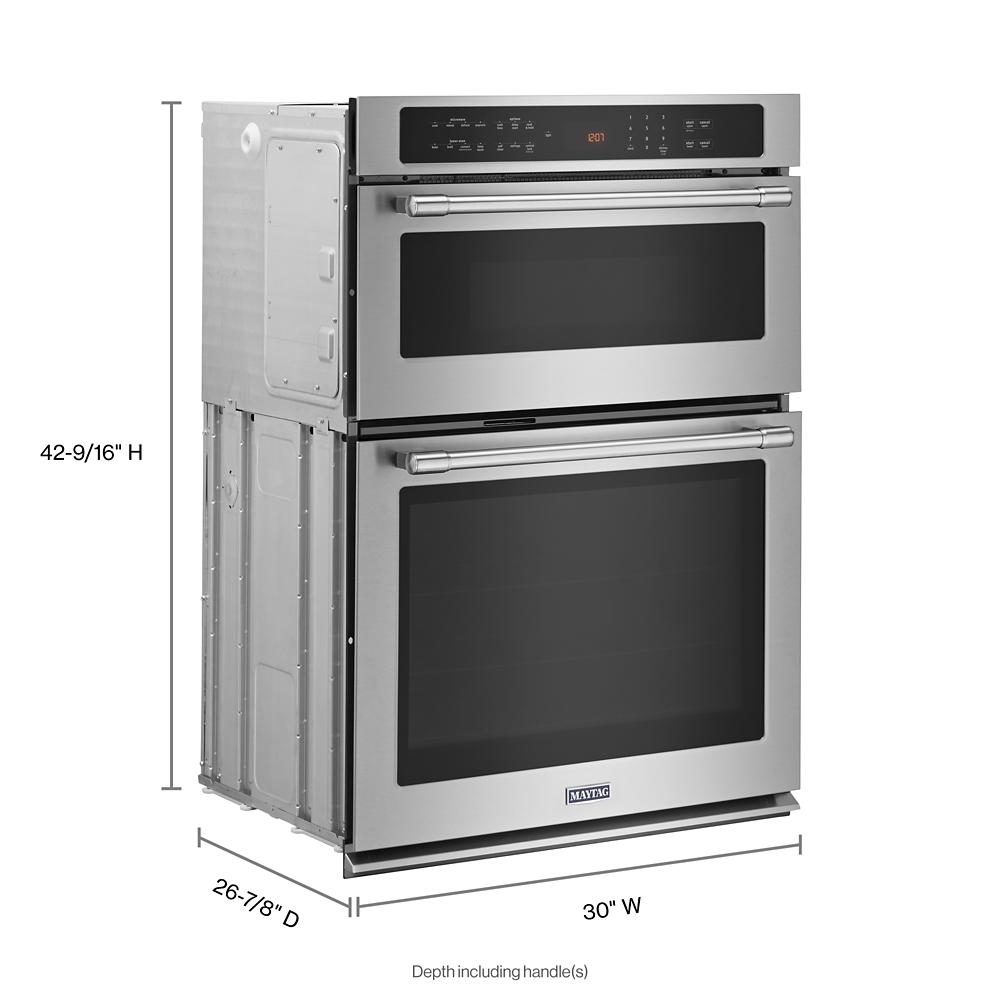 Maytag 30in SelfCleaning Convection Microwave Wall Oven Combo