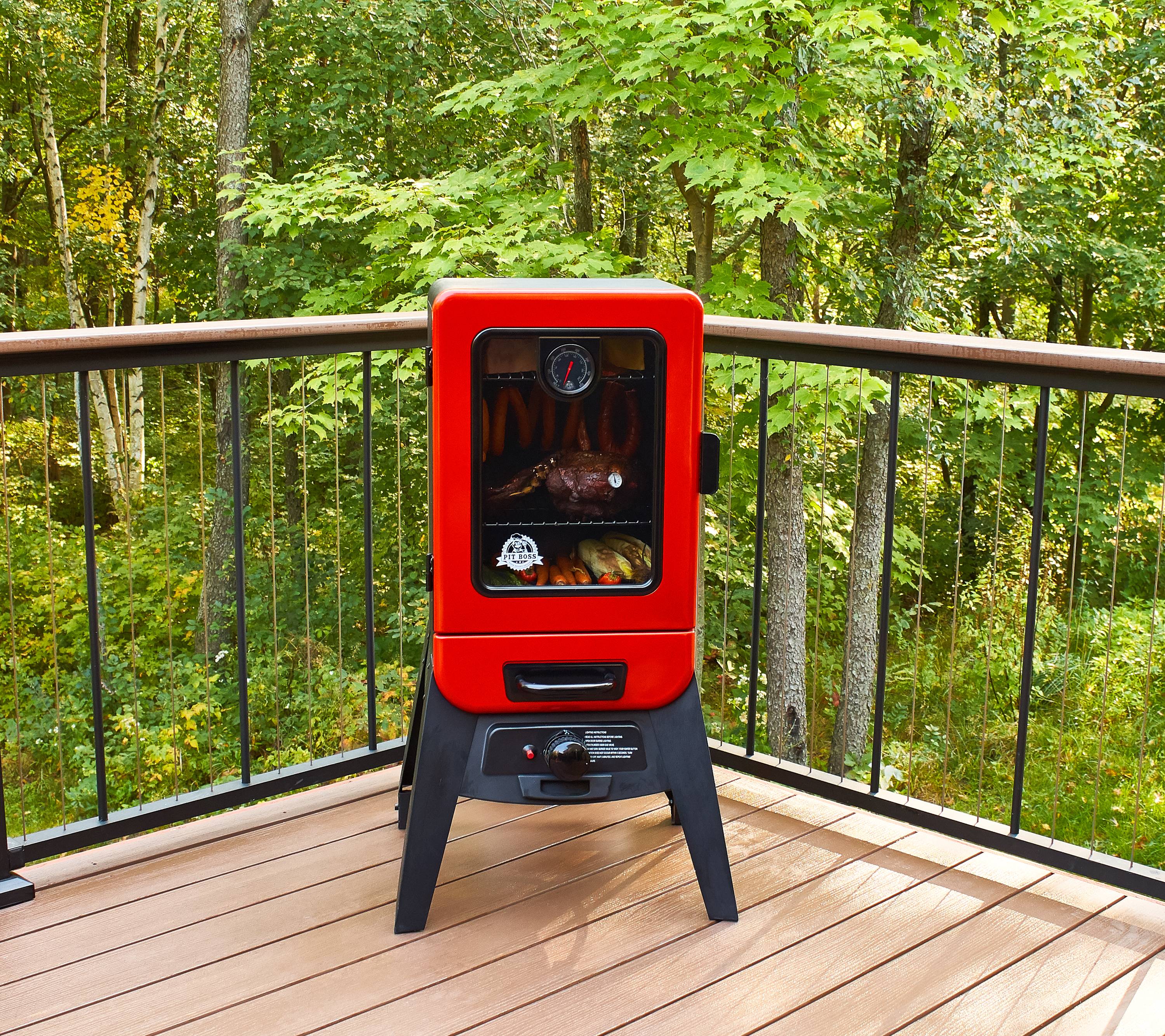 LP Gas Vertical Smoker Pbv2g1 Pit Boss Red Rock 77425 Outdoor Cooking 2 Series for sale online 