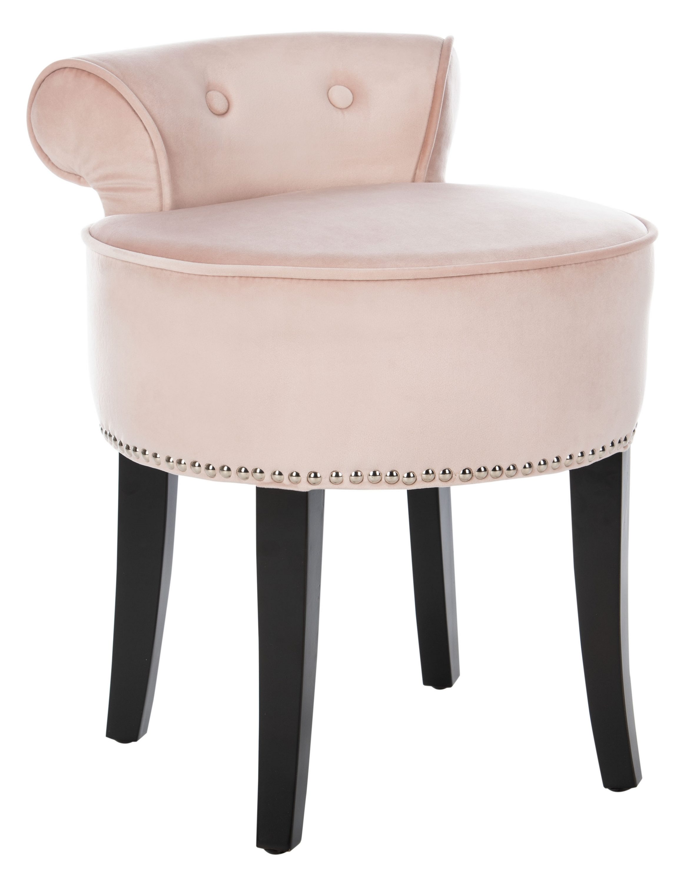 blush stool chair