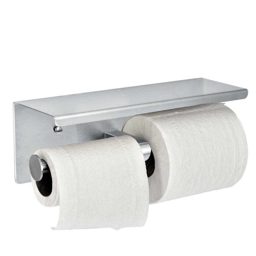 Bathroom Toilet Paper Roll Tissue Holder Wall Mount Rack Shelf Stainless Steel 