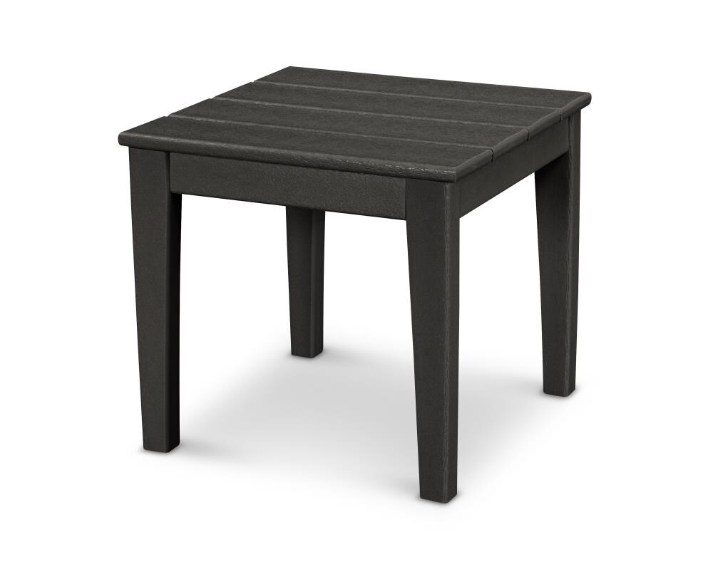 black polywood side table