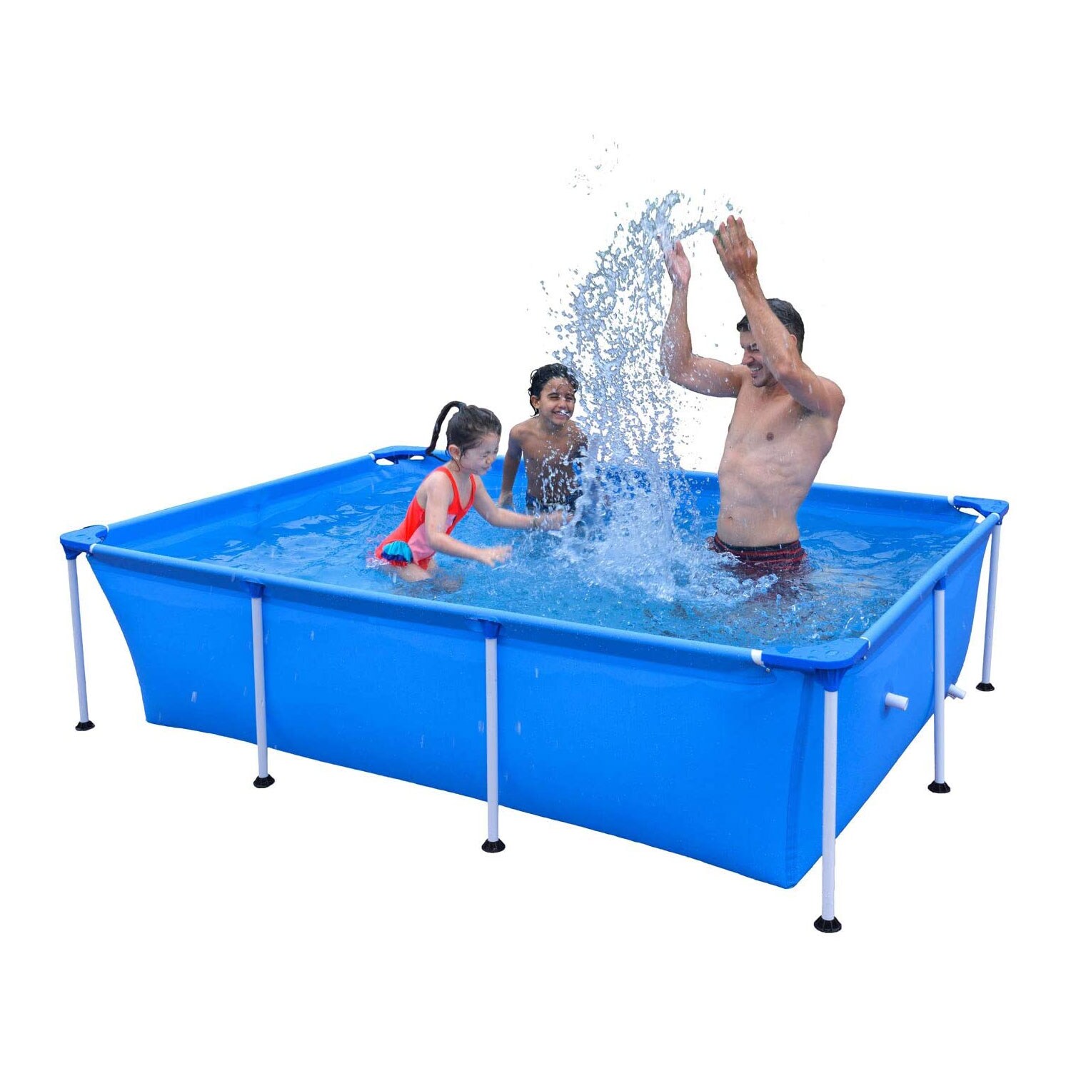 JLeisure 10-ft x 6.8-ft x 25.6-in Rectangle Above-Ground Pool in 