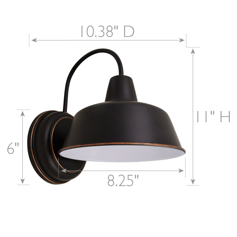 Details about   Design House 519504 Mason 1 Light Wall Light Steel Oil Rubbed Bronze Suitable 