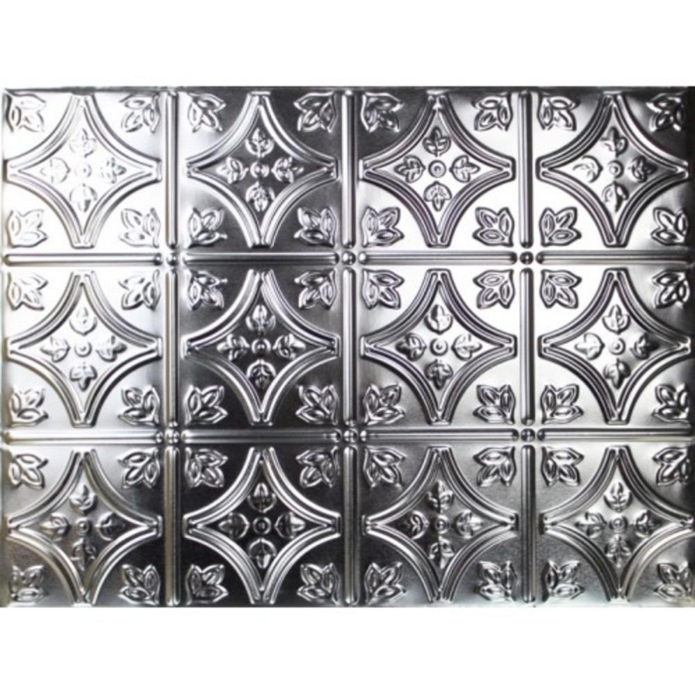 #103-Tin Ceiling Tiles 5 pcs per box Nailup Clear Coated 