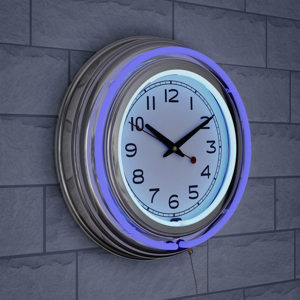 Sphère Vinty Metal Glass Clock table mantel bedside grey clock 