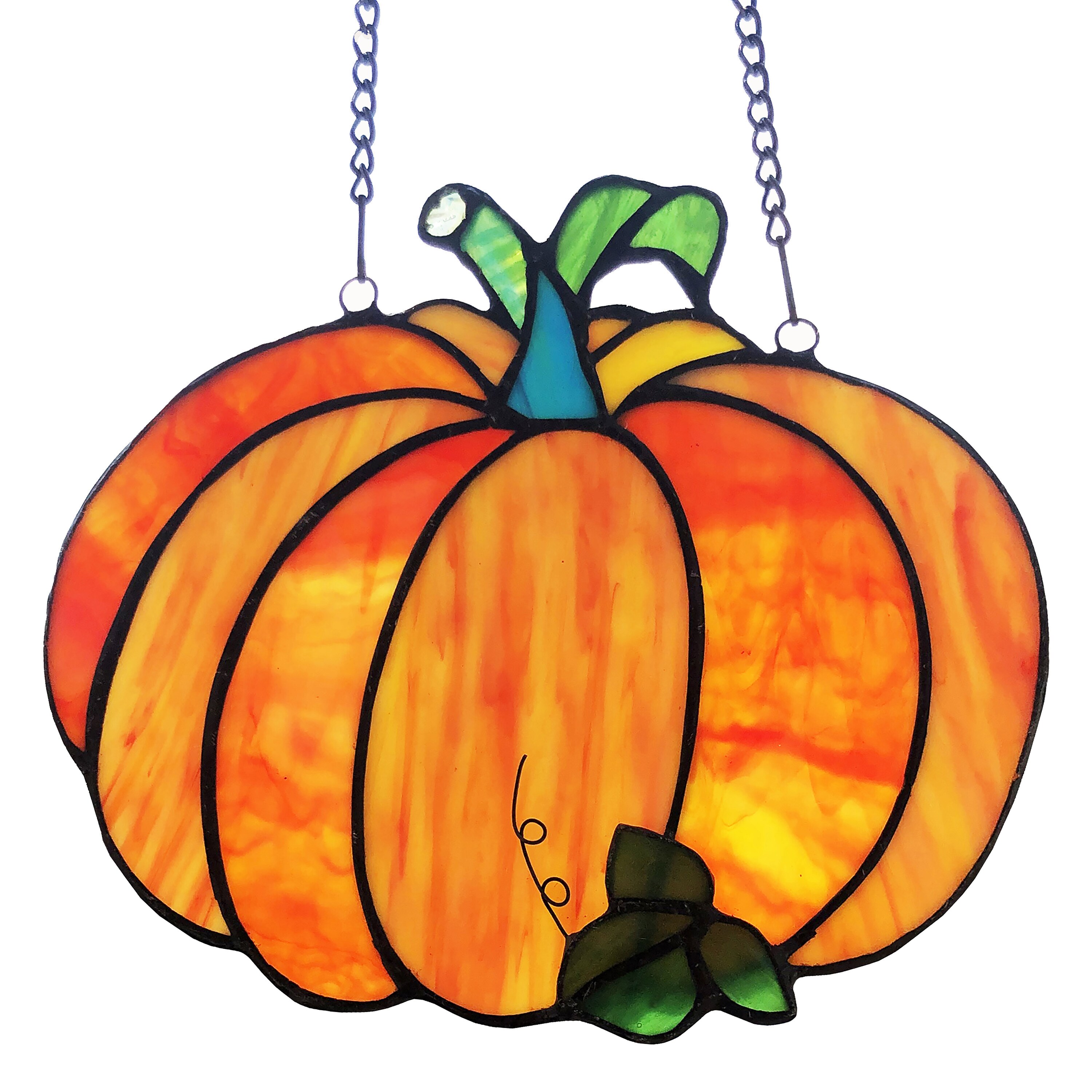 Stained Glass Pumpkin