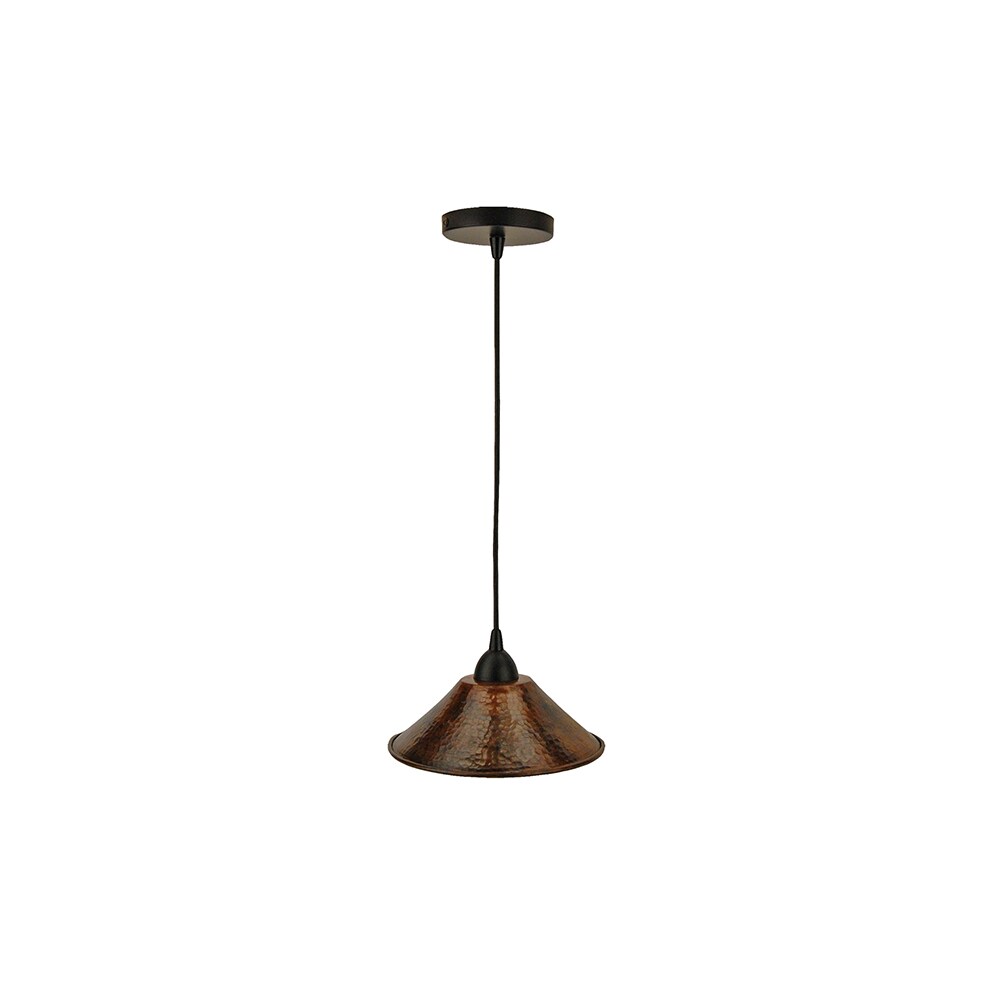 Modern Light Shade Rustic Brushed Colour Easy Fit Ceiling Pendant Cone Lampshade 