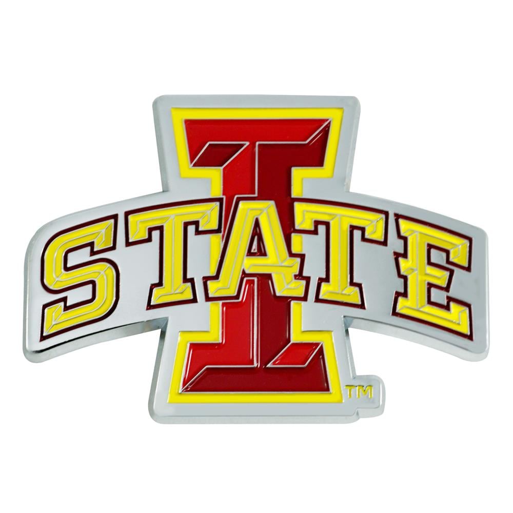 Patch Collection Iowa State Cyclones Solid Metal Chrome Emblem 