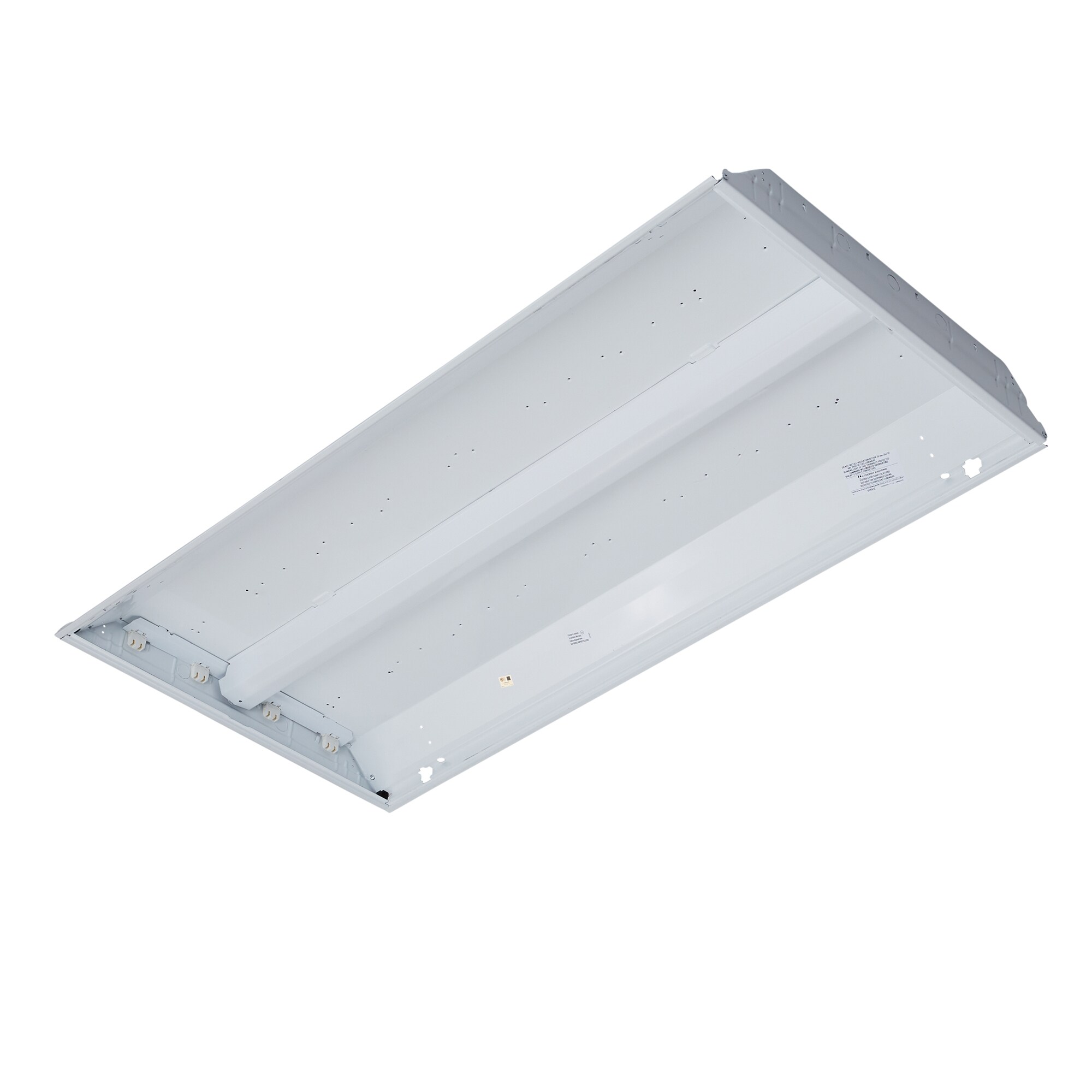 Lithonia Lighting 3-light White Multi-volt Fluorescent Troffer 2 X 4 Ceiling for sale online 