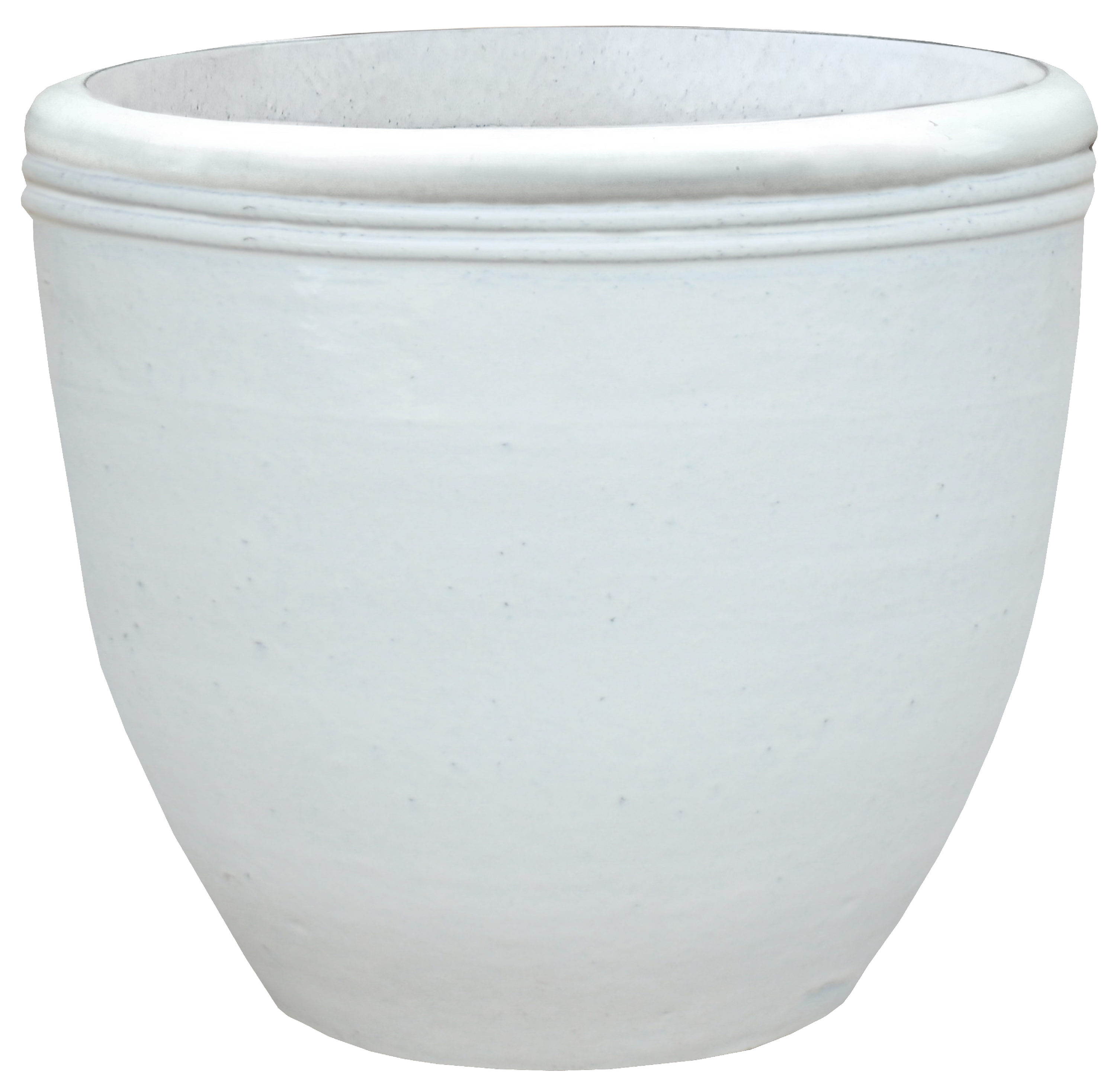 Ceramic planter with drainage