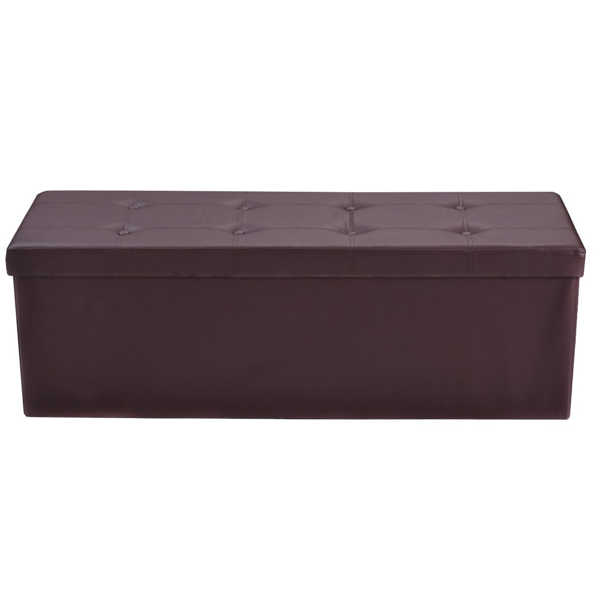 Blanket Box and ottoman Storage box Faux leather  New 