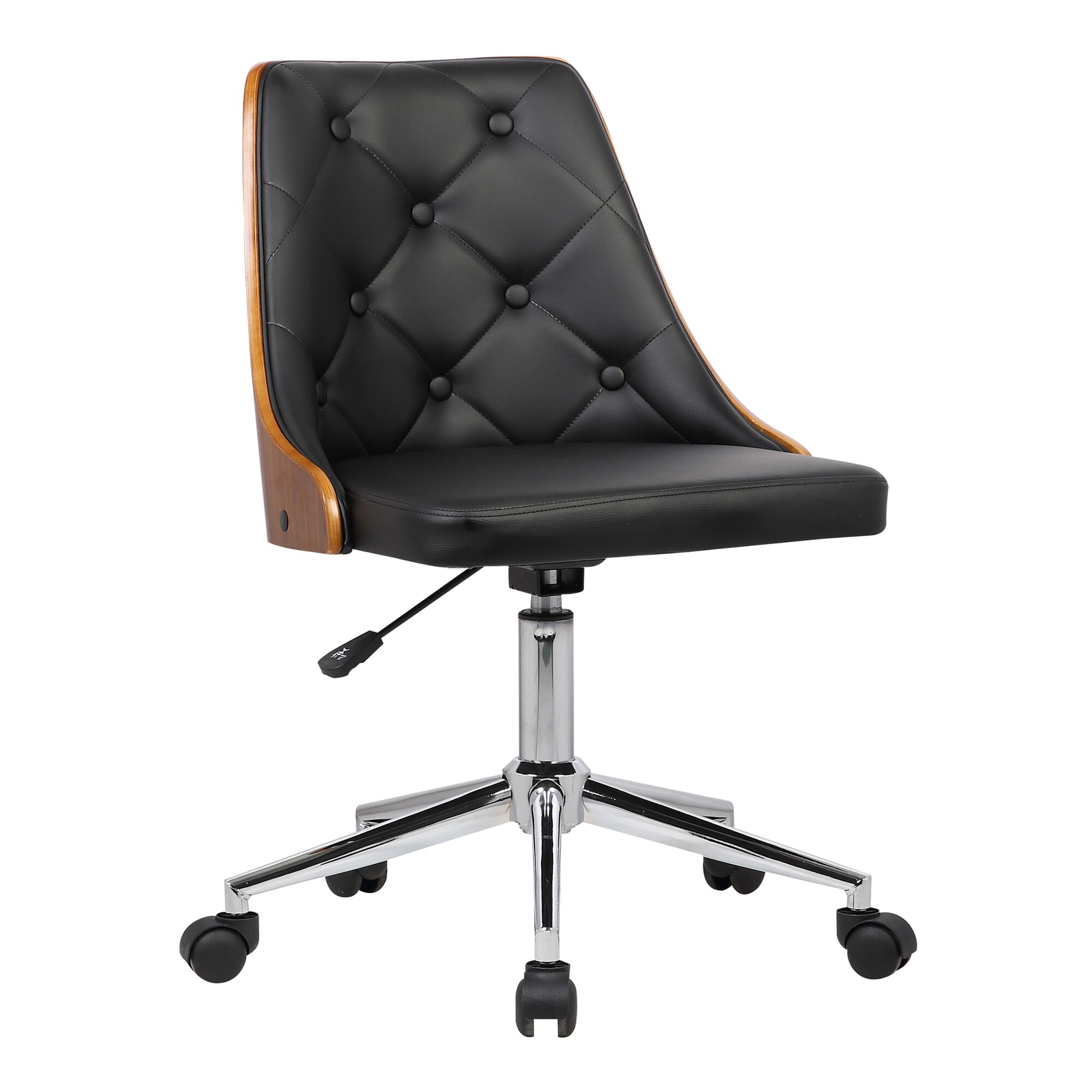 black small desk chair