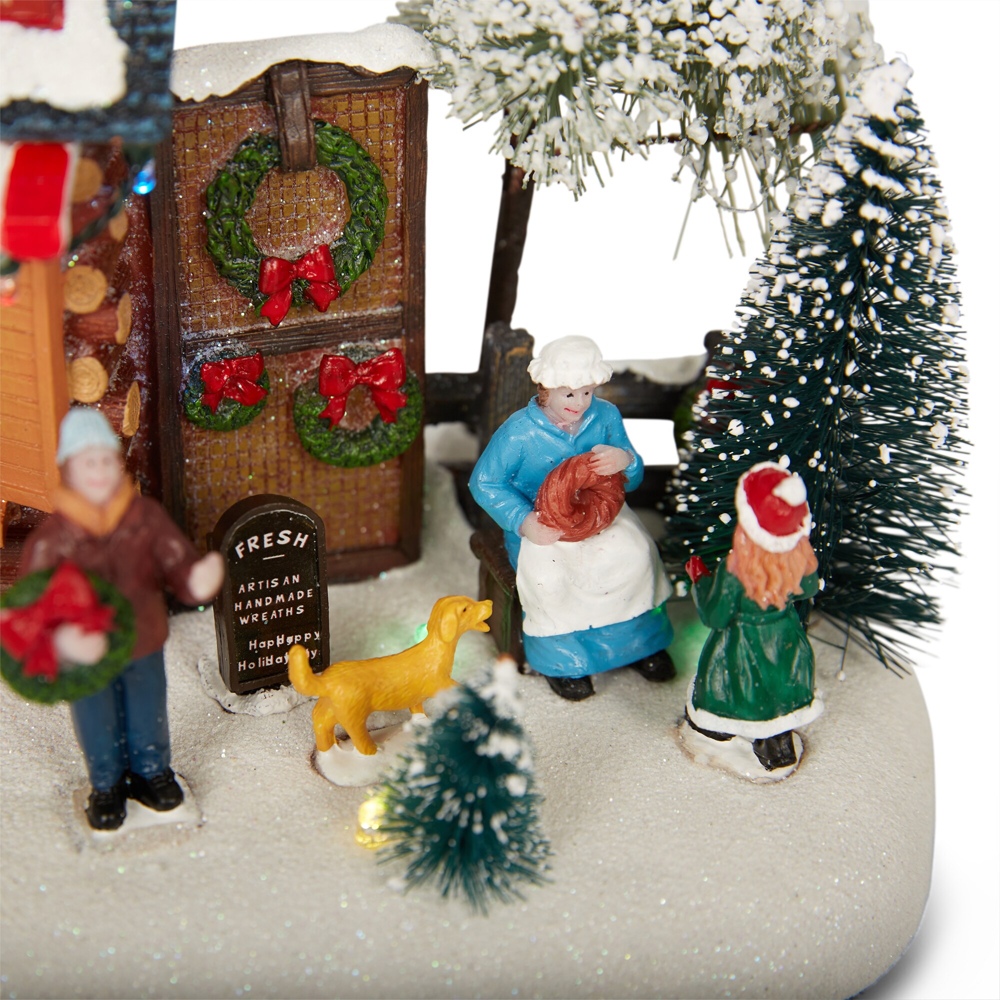Details about   Festive Scene Battery Operated Light Up Christmas Houses 6 Assorted Designs 