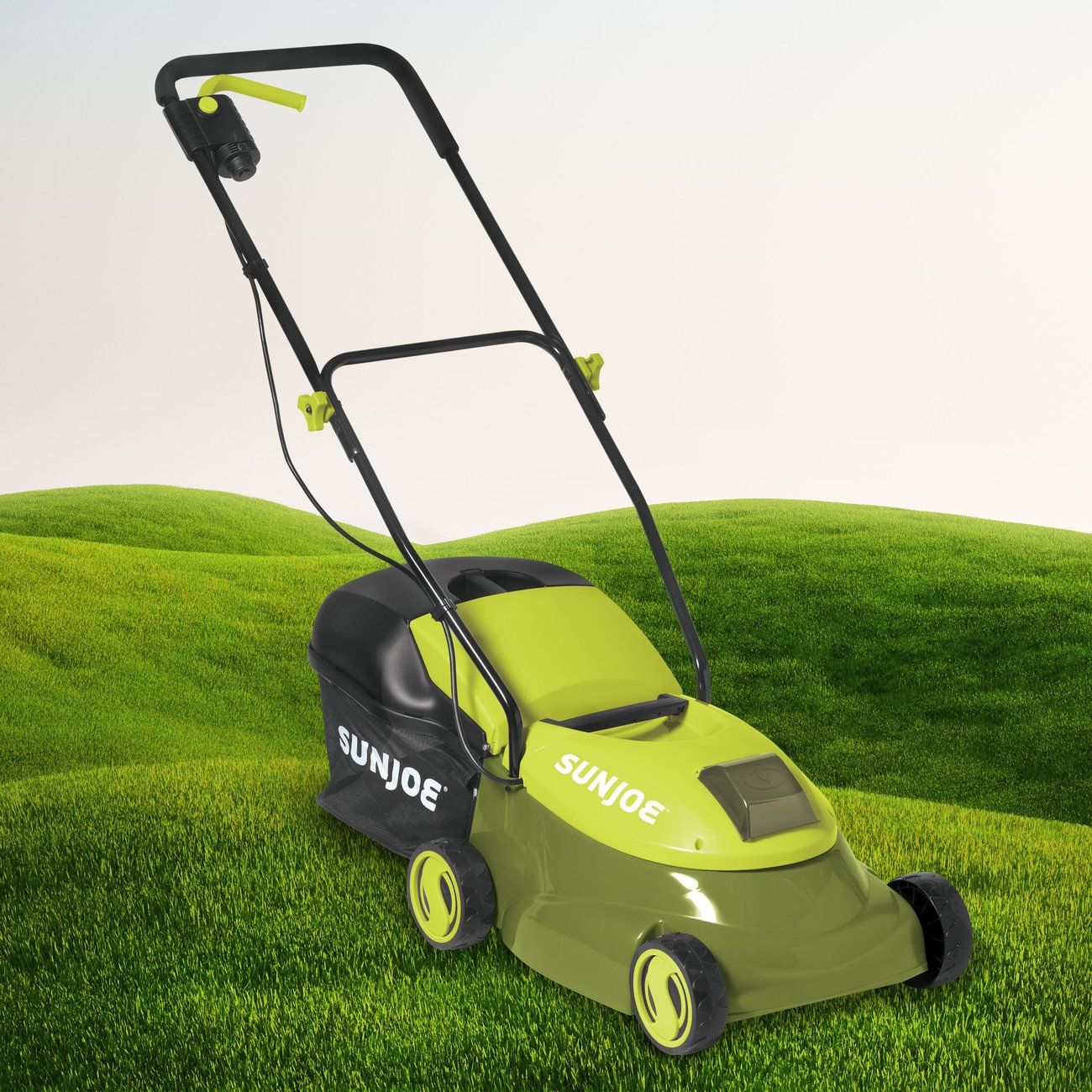 Sun Joe 28-volt 14-in Cordless Electric Lawn Mower 4 Ah (Battery & Charger Included)