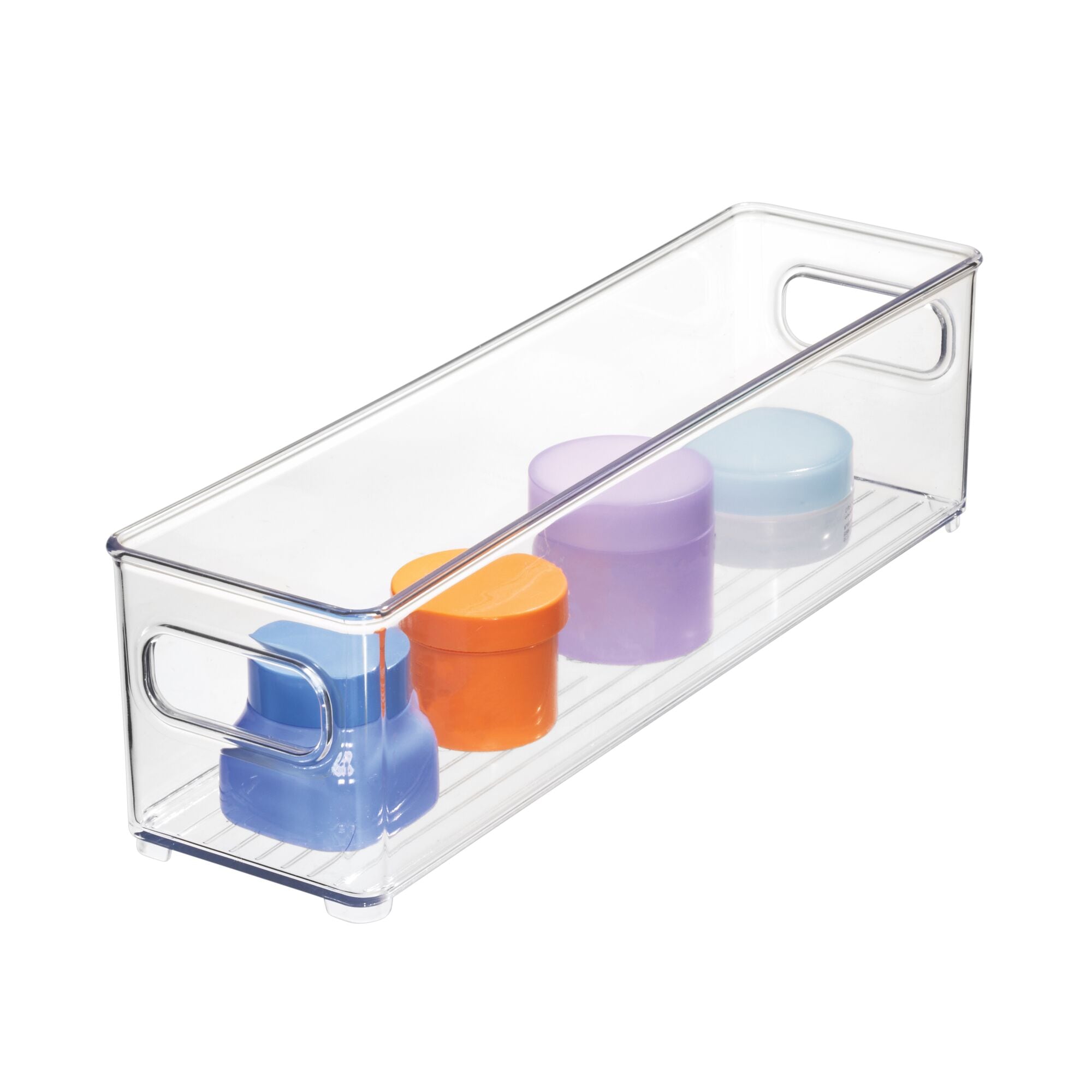 Plastic Handy Storage Baskets Stackable Organizer Toy Tool Fruit Tidy Container 