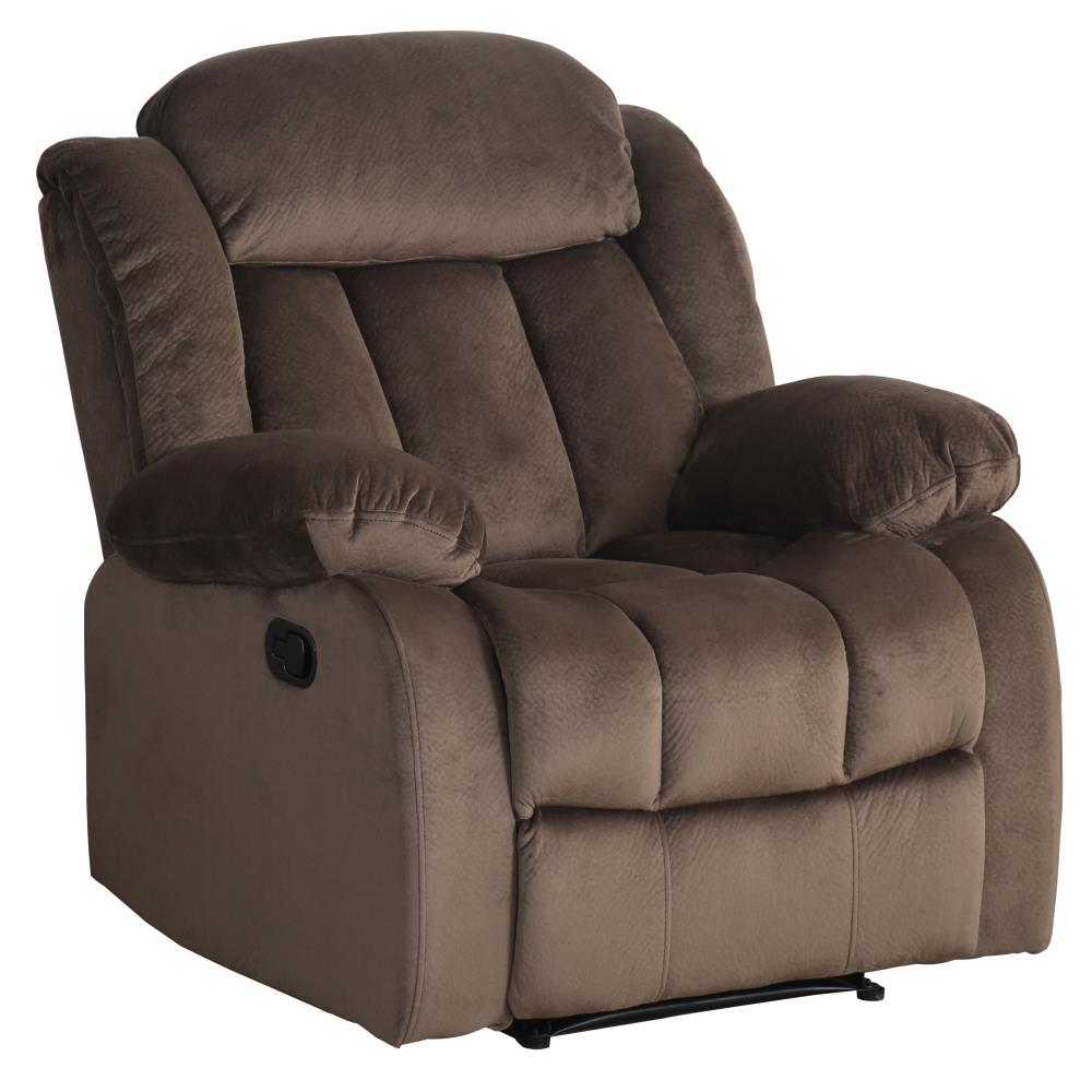 sunset chocolate brown rocking recliner