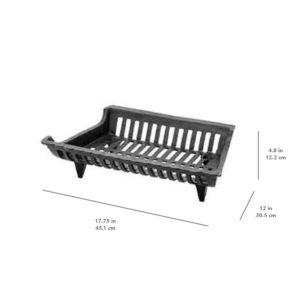 Open Hearth Collection Cast Iron Fireplace Grate Heat Home Logs Wood 3 Sizes NEW