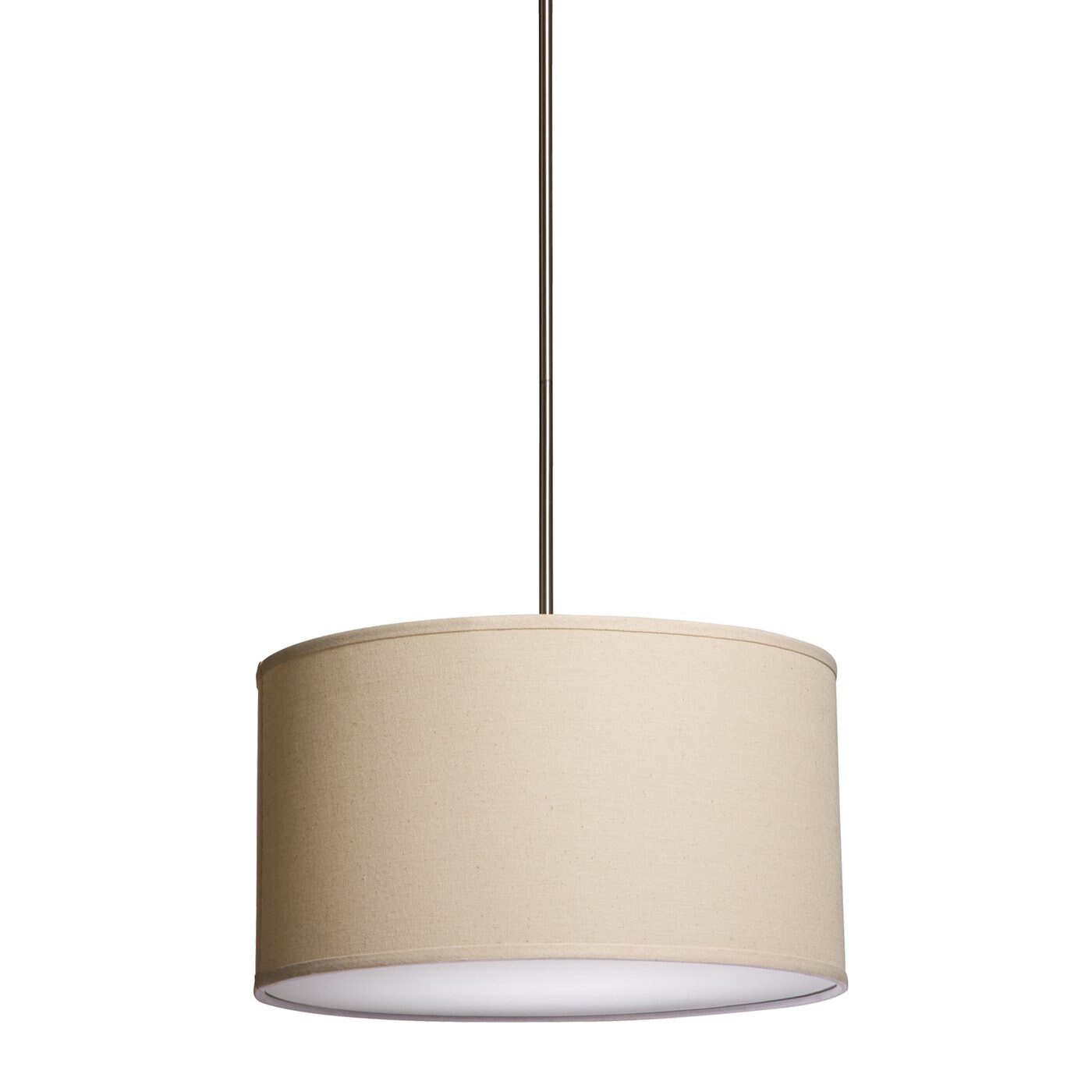 soso tan and white metal pendant light