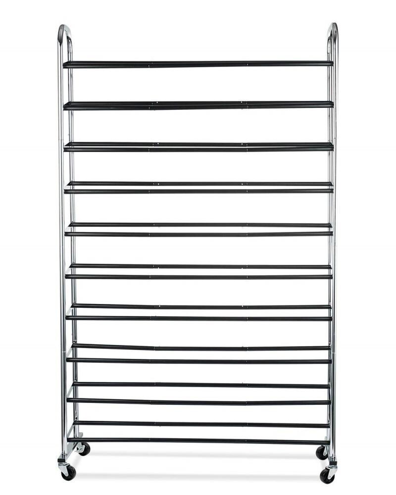 Shoe Rack for 50Pair Wall Bench Shelf Closet Organizer Storage Box Stand HM001 