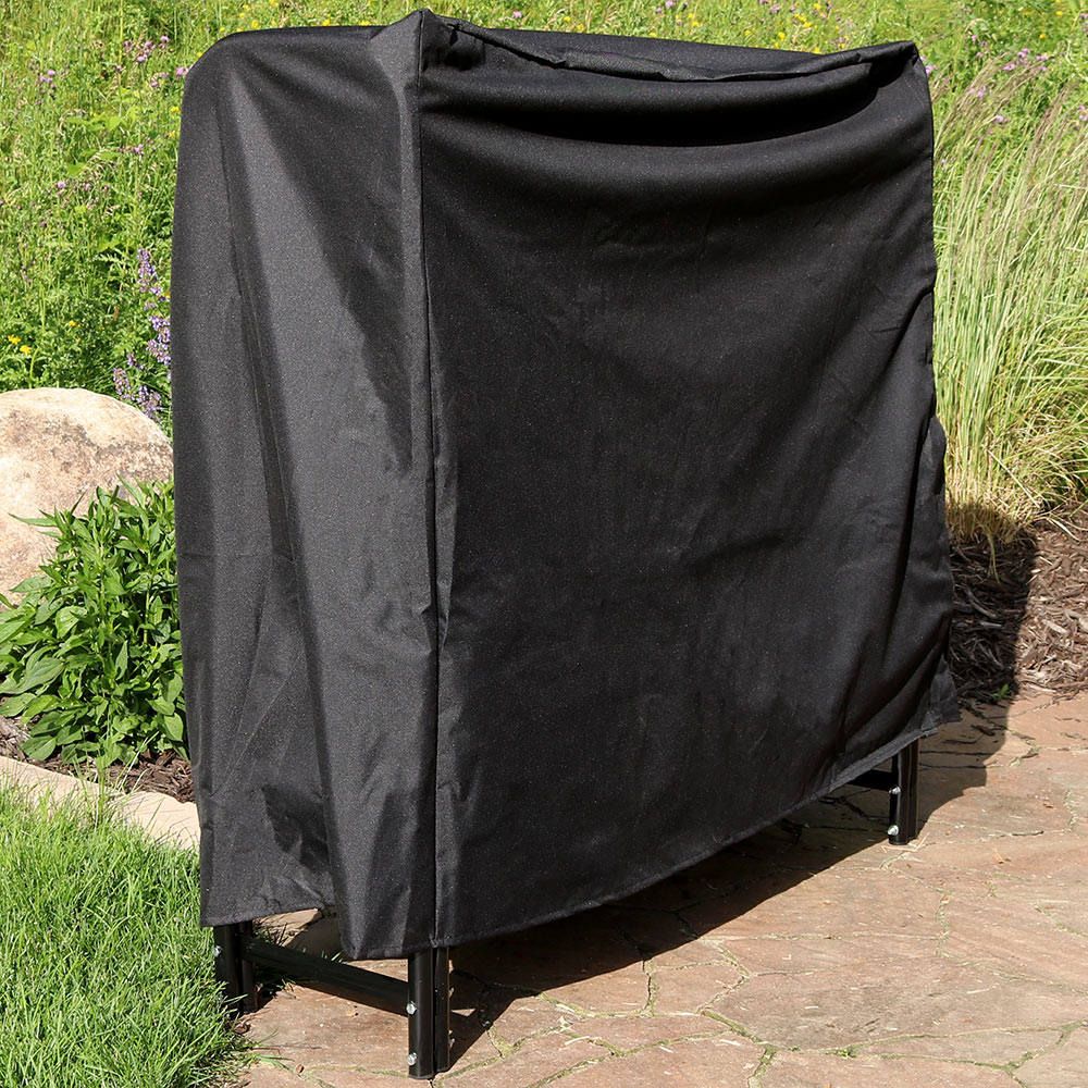 Firewood Rack Cover Heavy Duty Polyester Deluxe Fit  Covers Full Cord Fire Wood 